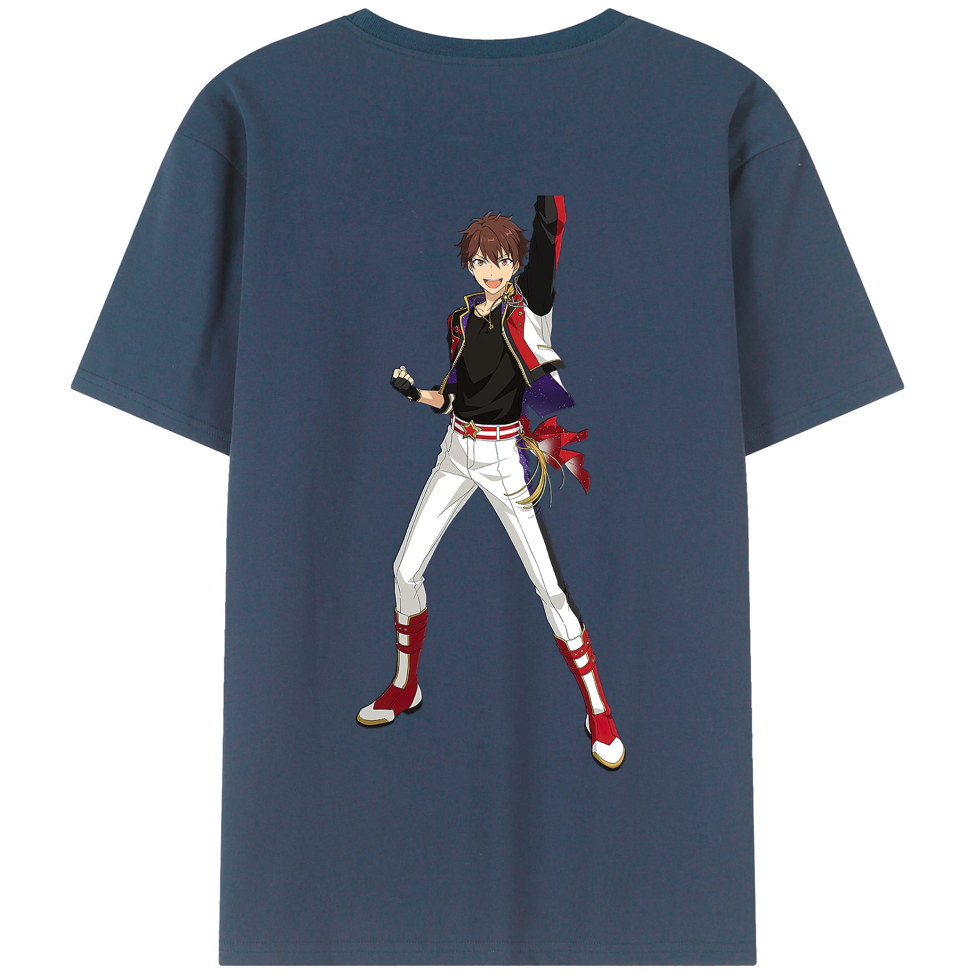 （画像用） あんさんぶるスターズ! Ensemble Stars 綿100％半袖Tシャツ（背面プリント）