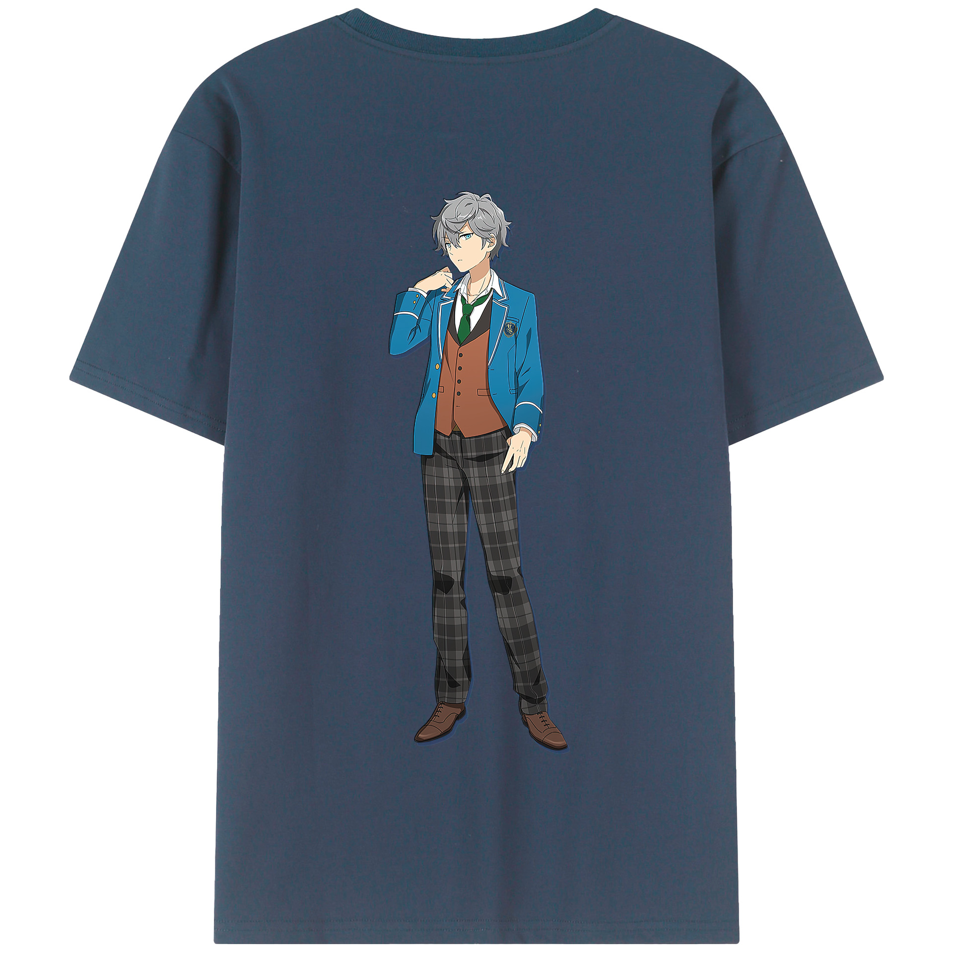 （画像用） あんさんぶるスターズ! Ensemble Stars 綿100％半袖Tシャツ（背面プリント）