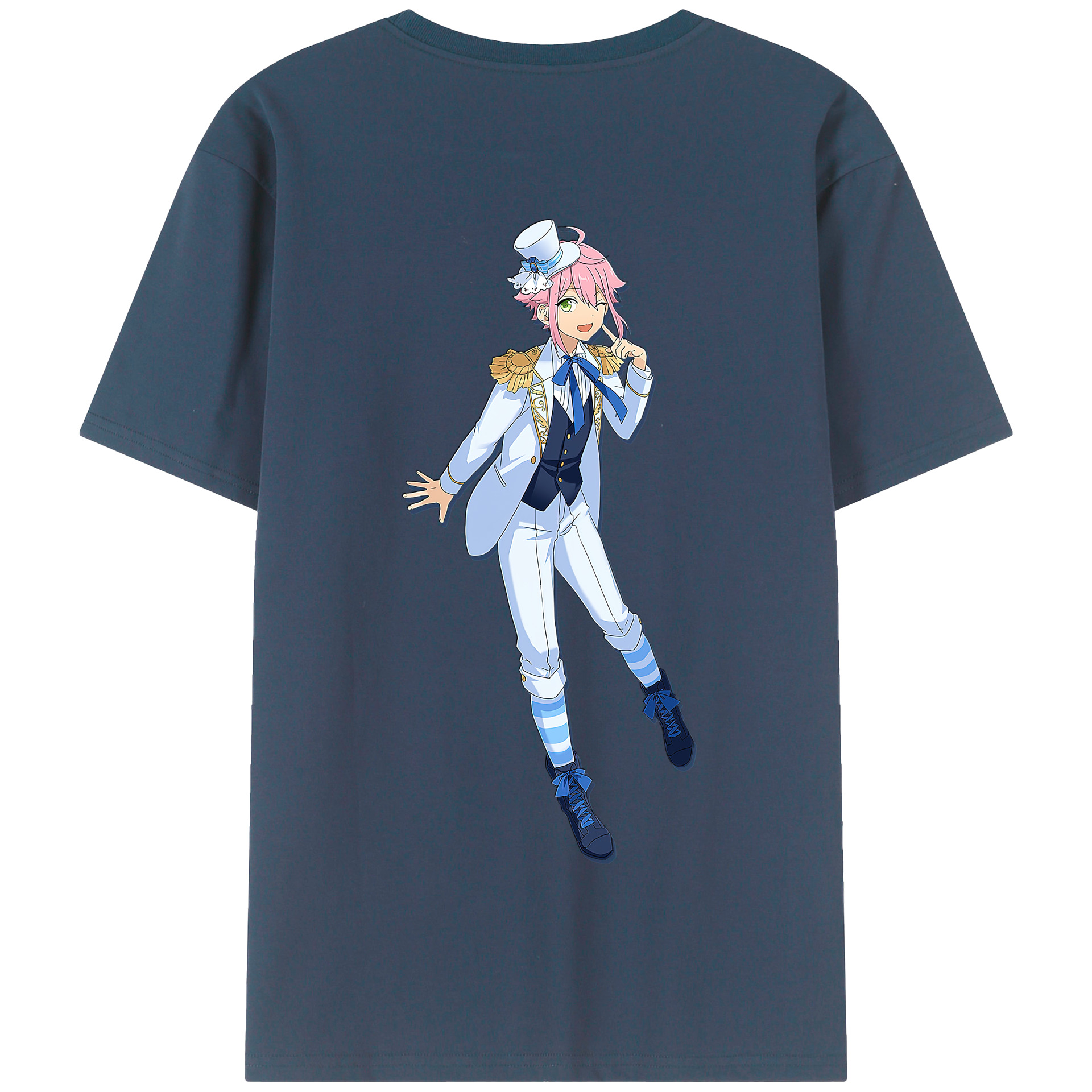 （画像用） あんさんぶるスターズ! Ensemble Stars 綿100％半袖Tシャツ（背面プリント）