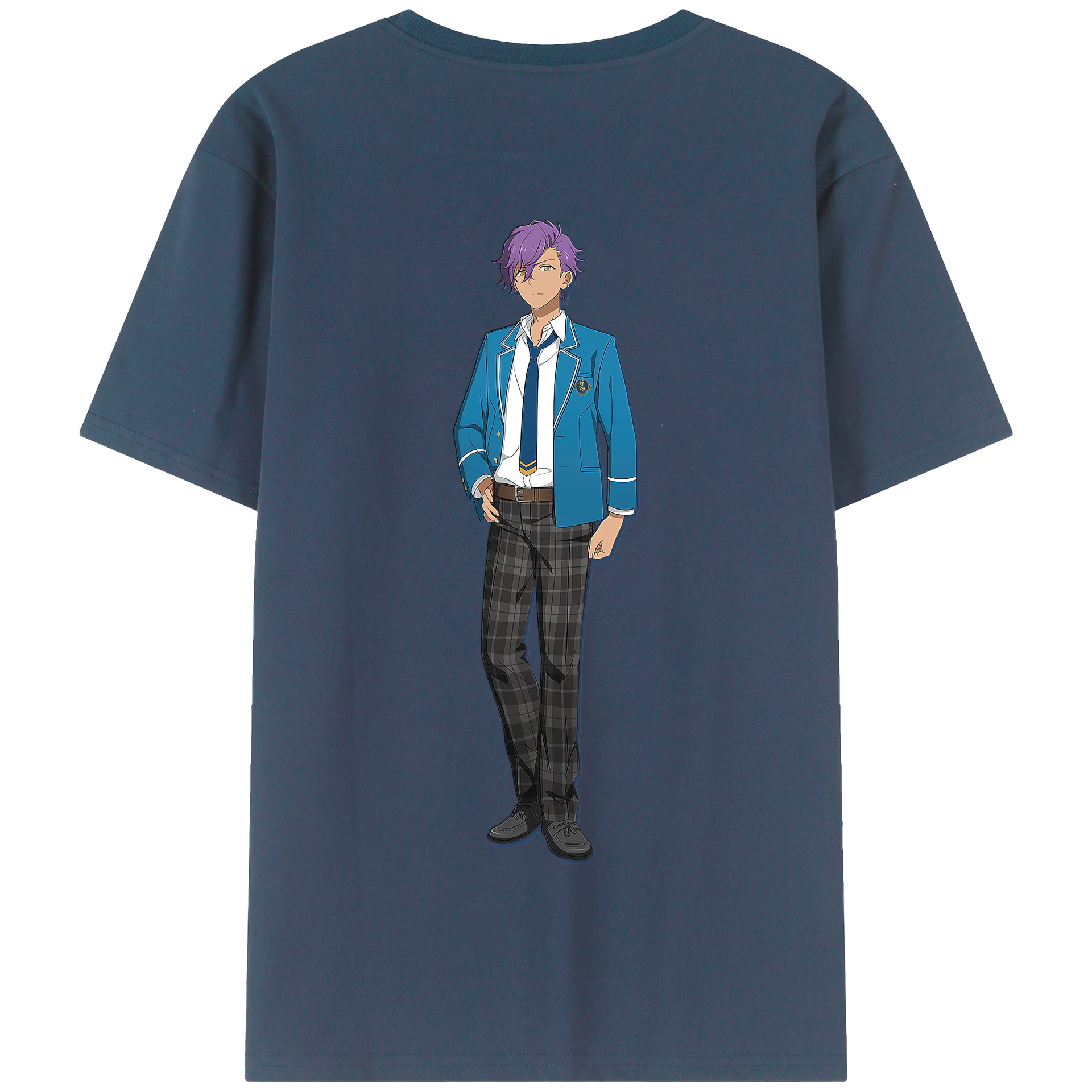 （画像用） あんさんぶるスターズ! Ensemble Stars 綿100％半袖Tシャツ（背面プリント）
