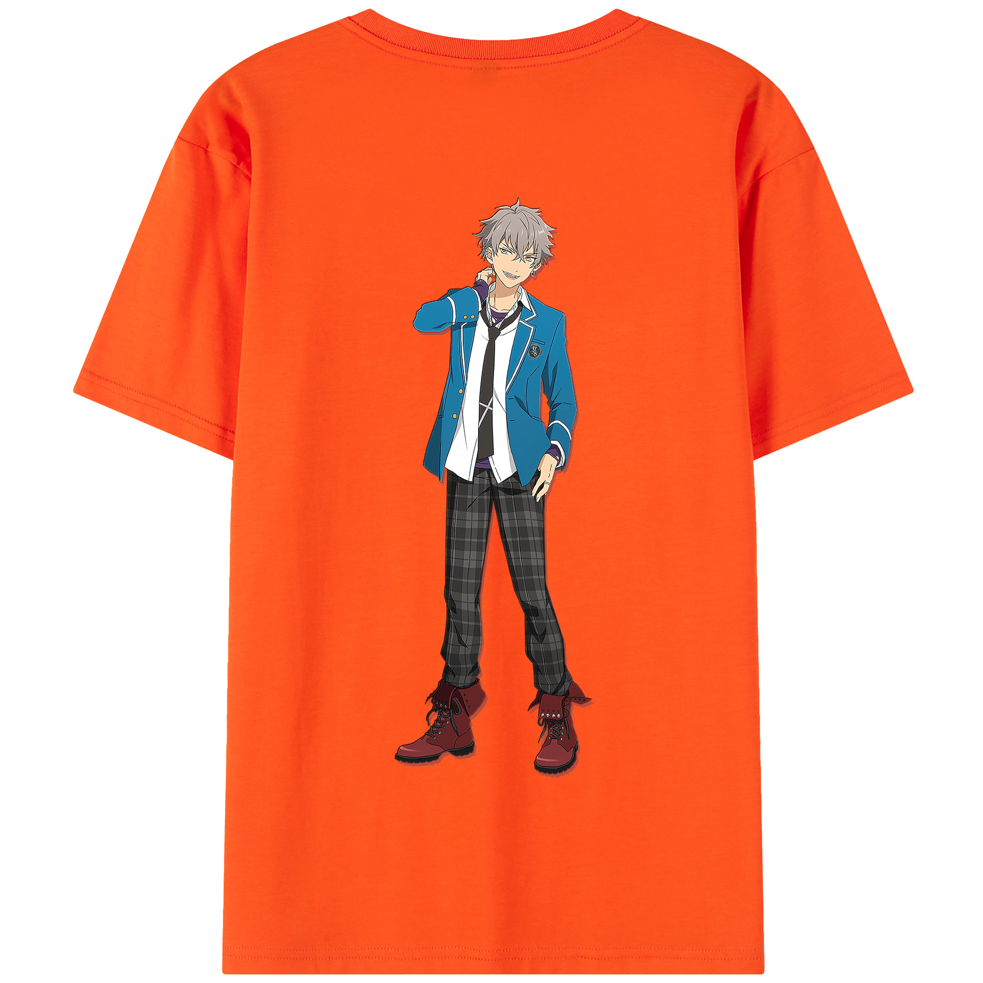 （画像用） あんさんぶるスターズ! Ensemble Stars 綿100％半袖Tシャツ（背面プリント）