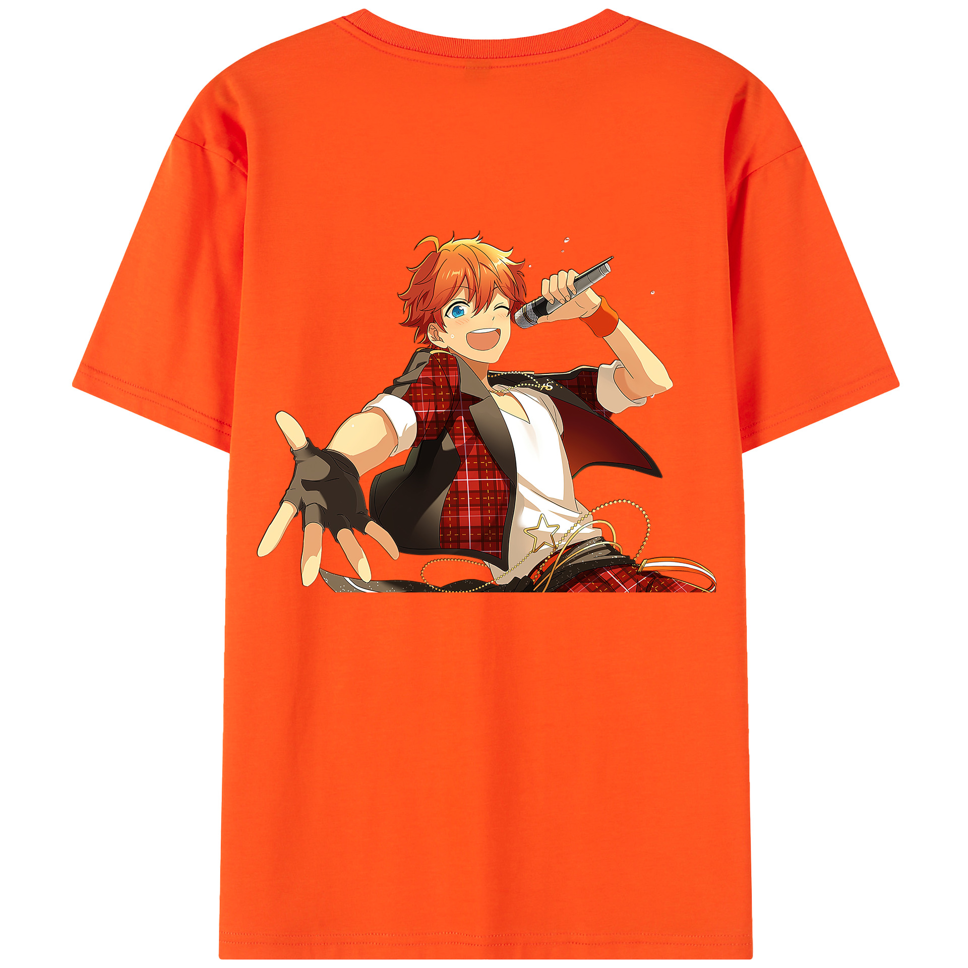 （画像用） あんさんぶるスターズ! Ensemble Stars 綿100％半袖Tシャツ（背面プリント）