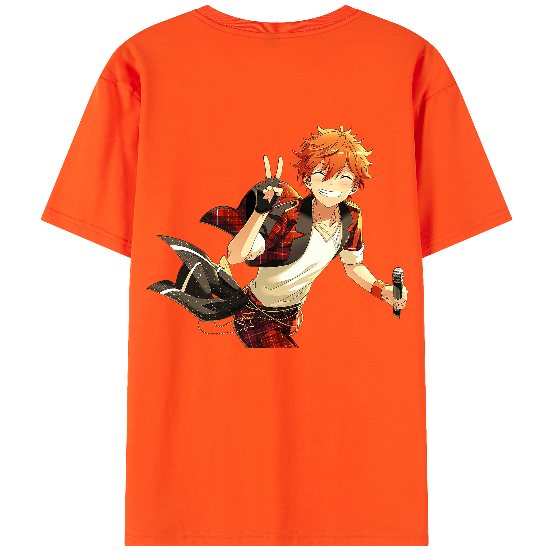 （画像用） あんさんぶるスターズ! Ensemble Stars 綿100％半袖Tシャツ（背面プリント）