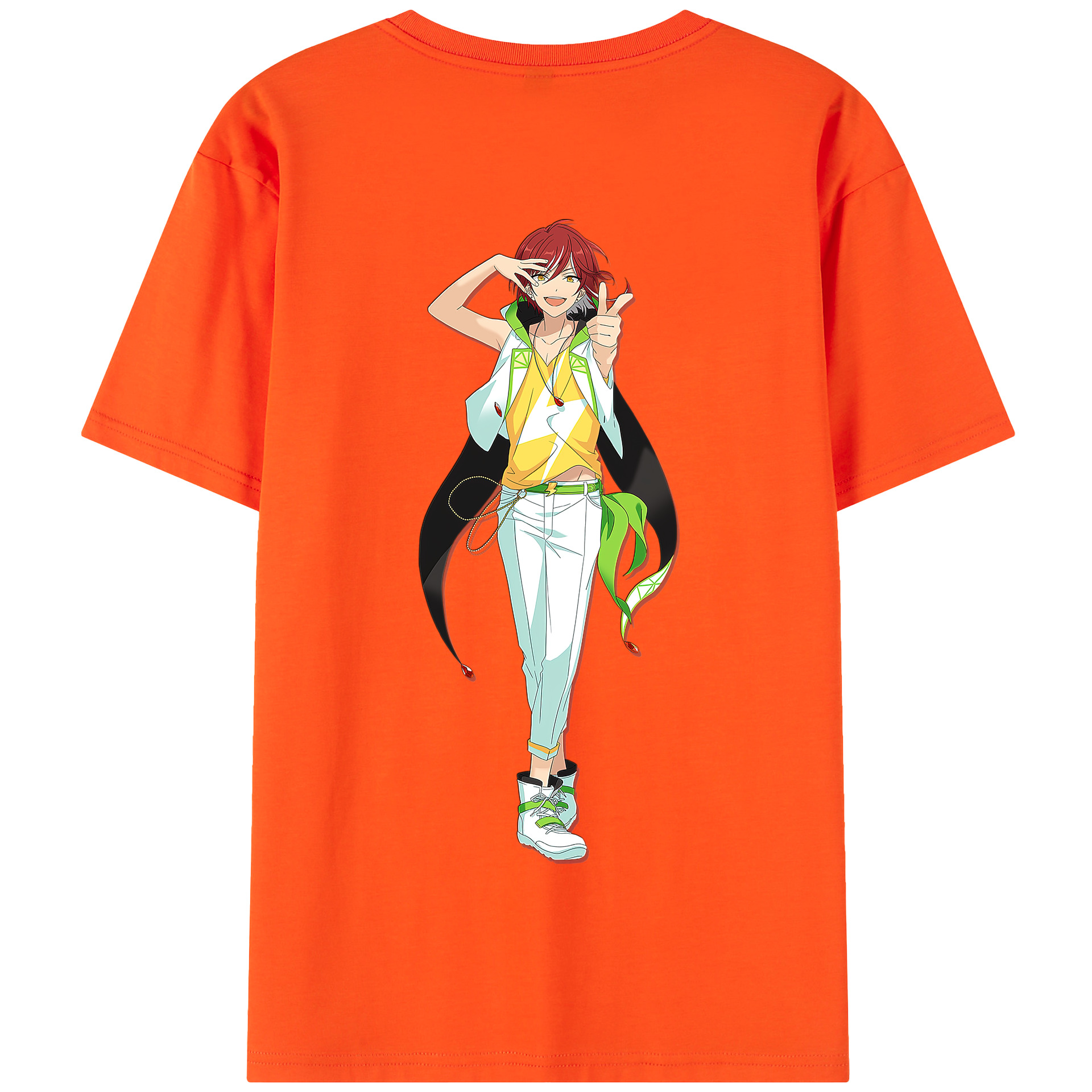 （画像用） あんさんぶるスターズ! Ensemble Stars 綿100％半袖Tシャツ（背面プリント）