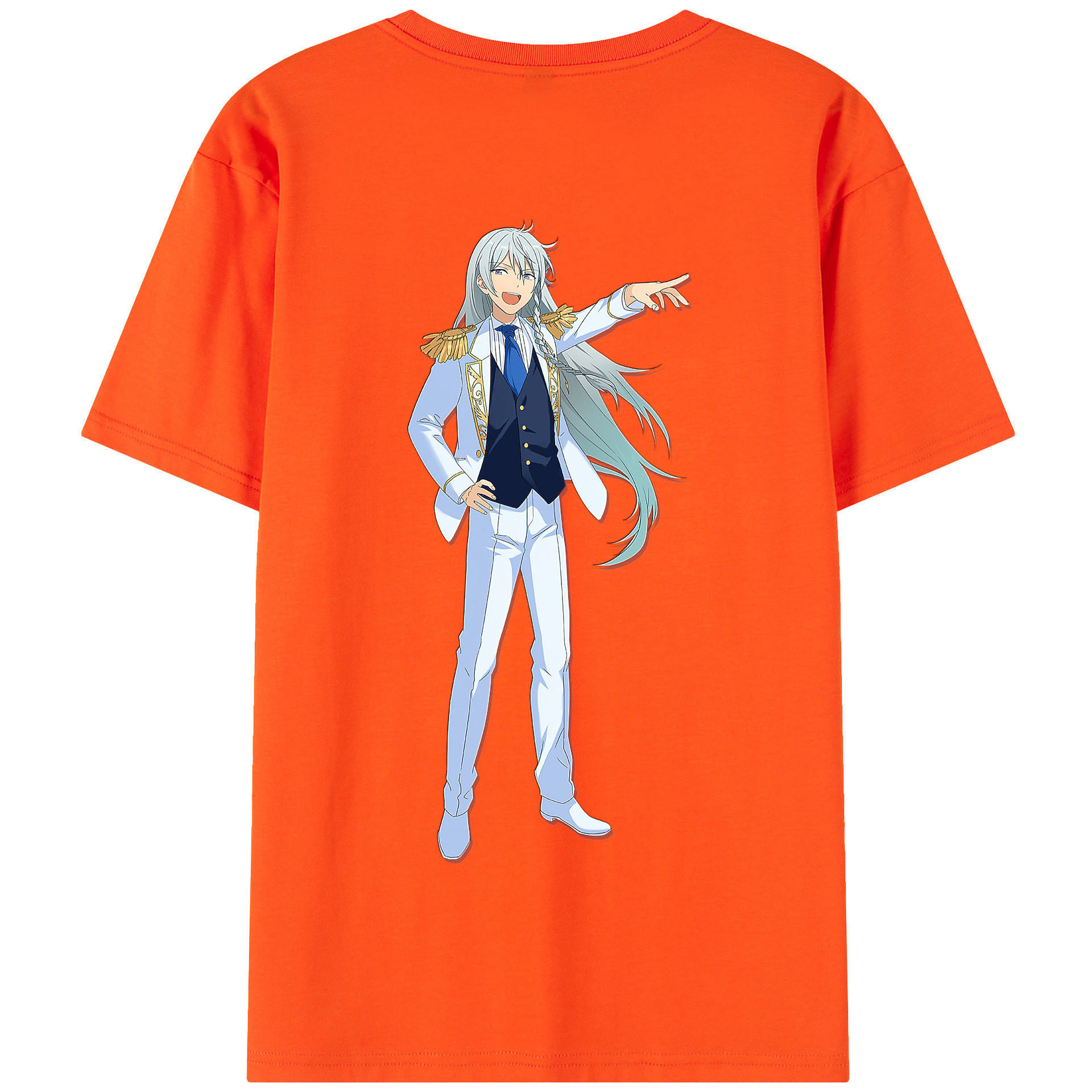 （画像用） あんさんぶるスターズ! Ensemble Stars 綿100％半袖Tシャツ（背面プリント）