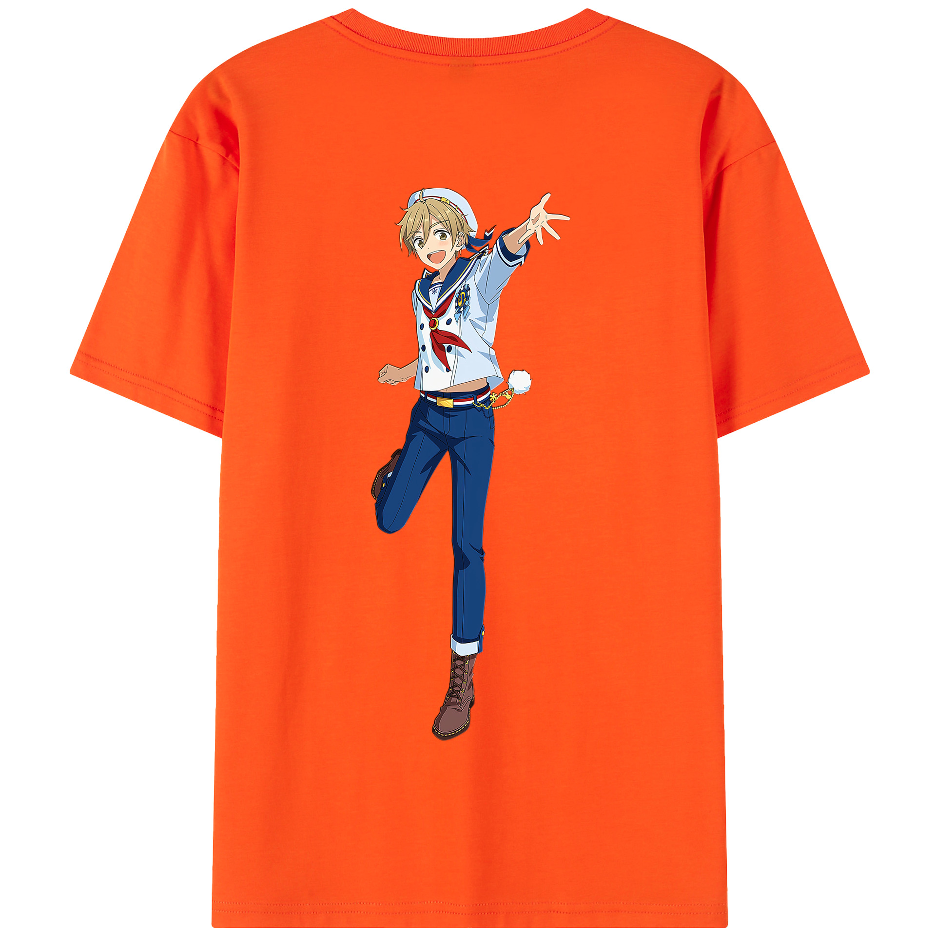 （画像用） あんさんぶるスターズ! Ensemble Stars 綿100％半袖Tシャツ（背面プリント）