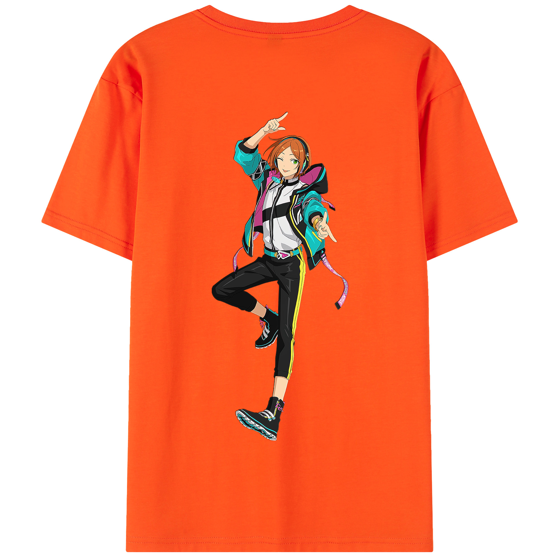 （画像用） あんさんぶるスターズ! Ensemble Stars 綿100％半袖Tシャツ（背面プリント）