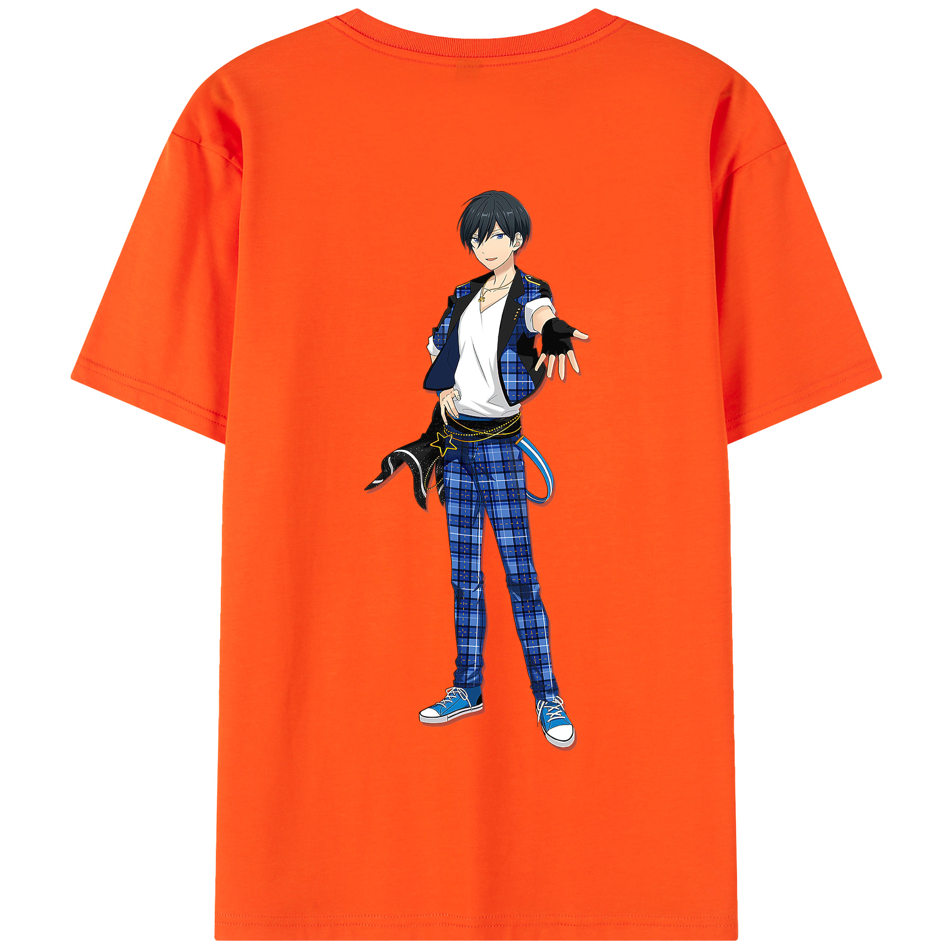 （画像用） あんさんぶるスターズ! Ensemble Stars 綿100％半袖Tシャツ（背面プリント）