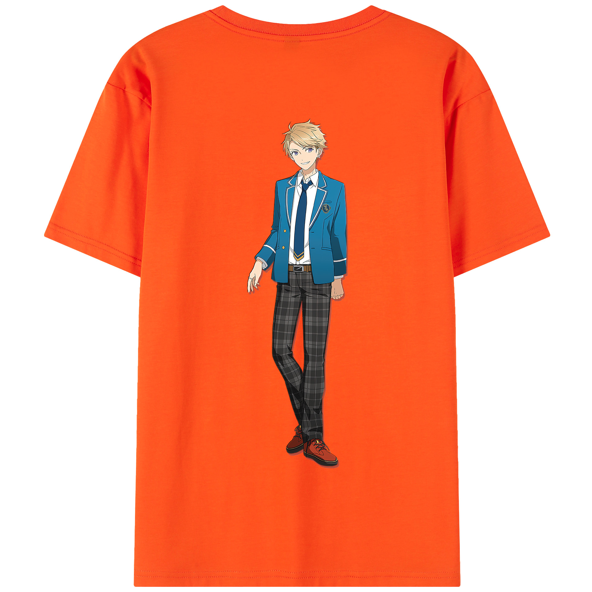 （画像用） あんさんぶるスターズ! Ensemble Stars 綿100％半袖Tシャツ（背面プリント）