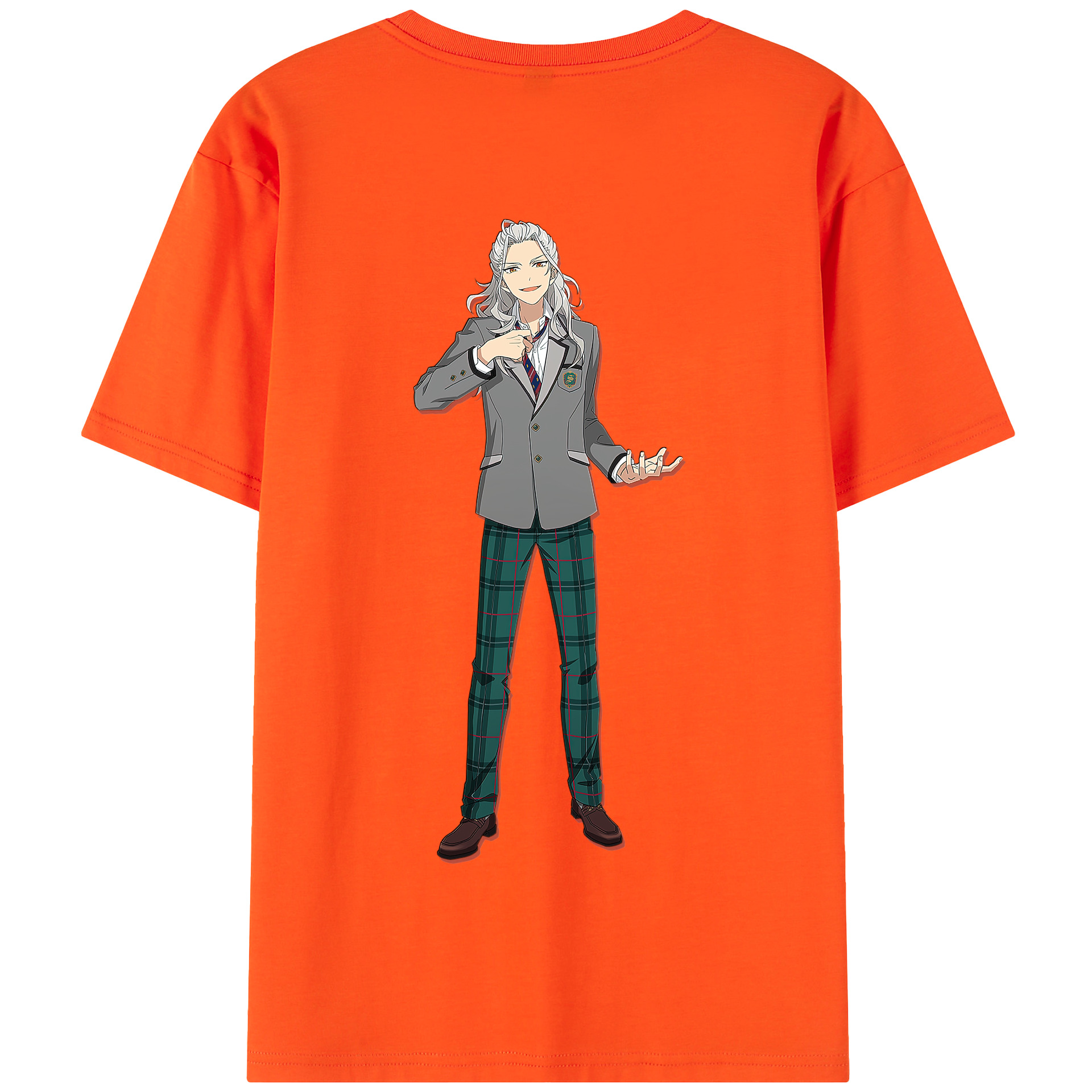 （画像用） あんさんぶるスターズ! Ensemble Stars 綿100％半袖Tシャツ（背面プリント）