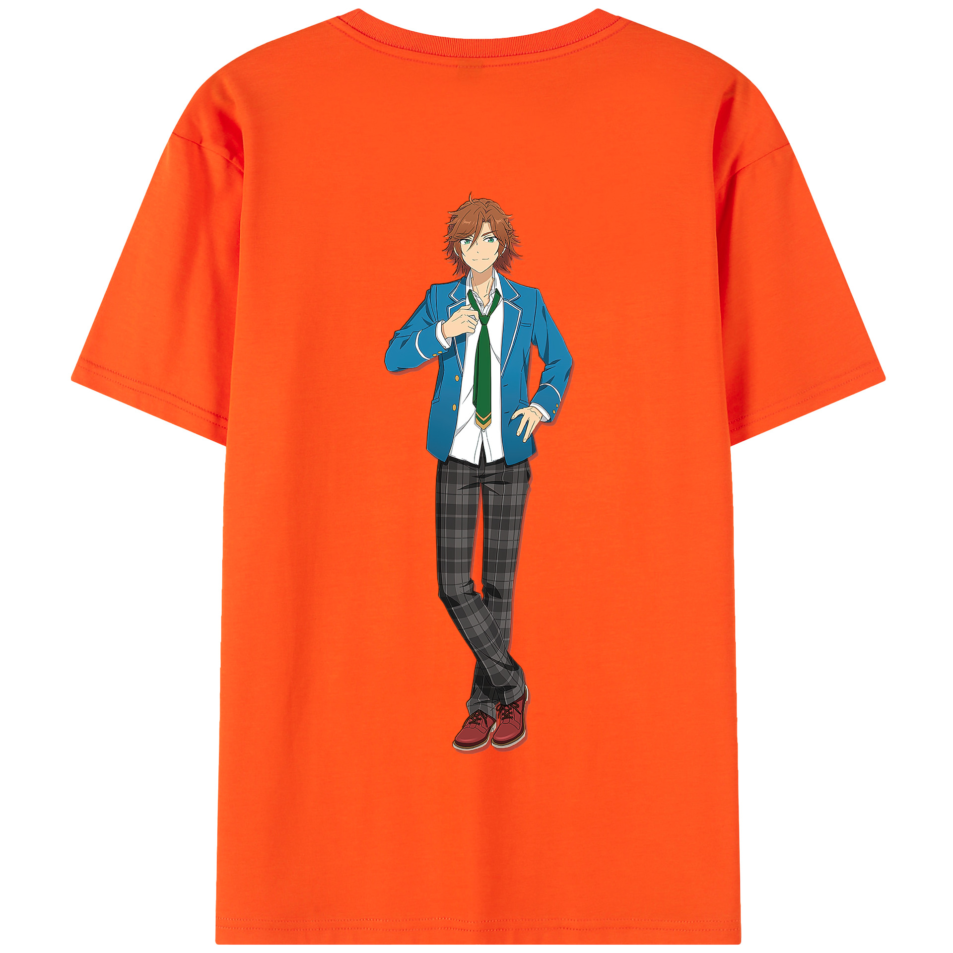 （画像用） あんさんぶるスターズ! Ensemble Stars 綿100％半袖Tシャツ（背面プリント）