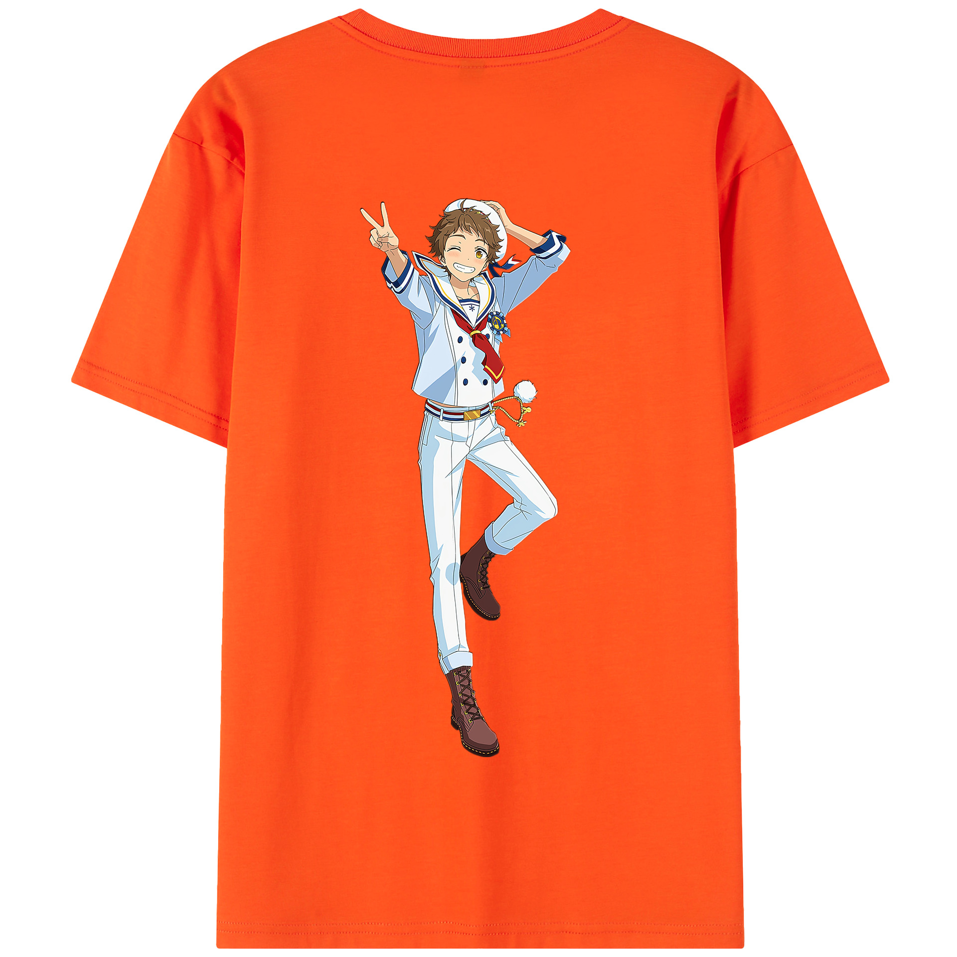 （画像用） あんさんぶるスターズ! Ensemble Stars 綿100％半袖Tシャツ（背面プリント）