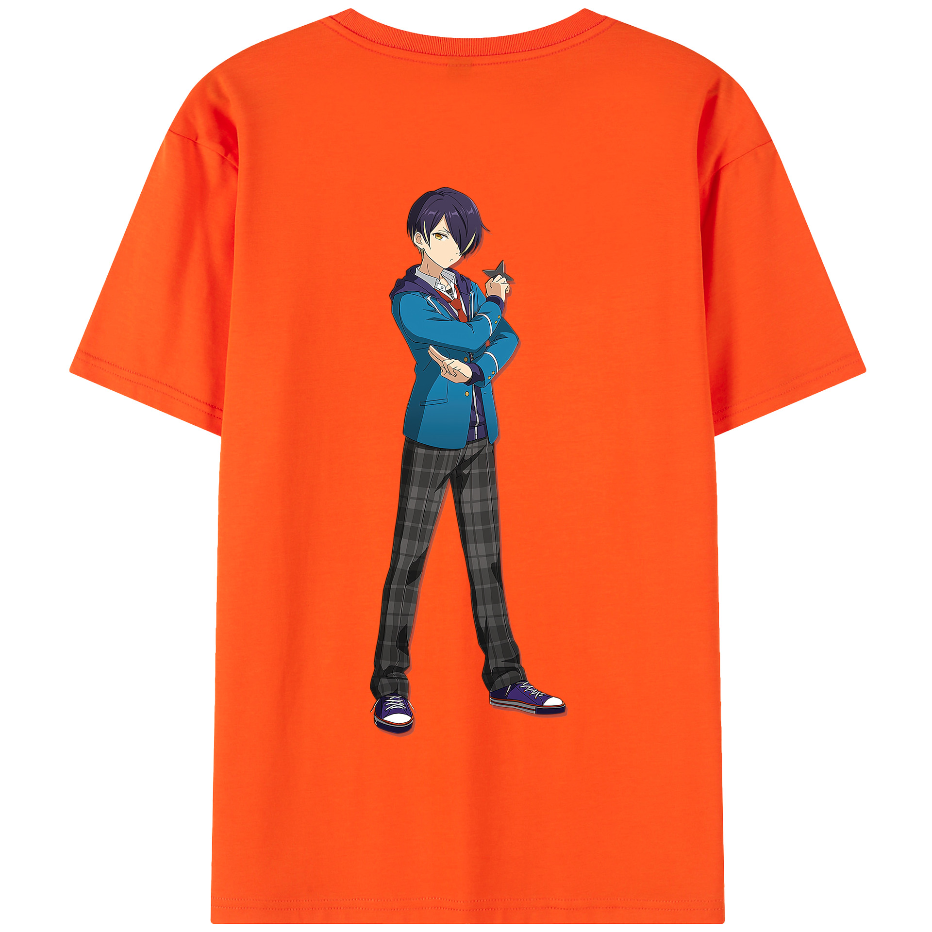 （画像用） あんさんぶるスターズ! Ensemble Stars 綿100％半袖Tシャツ（背面プリント）