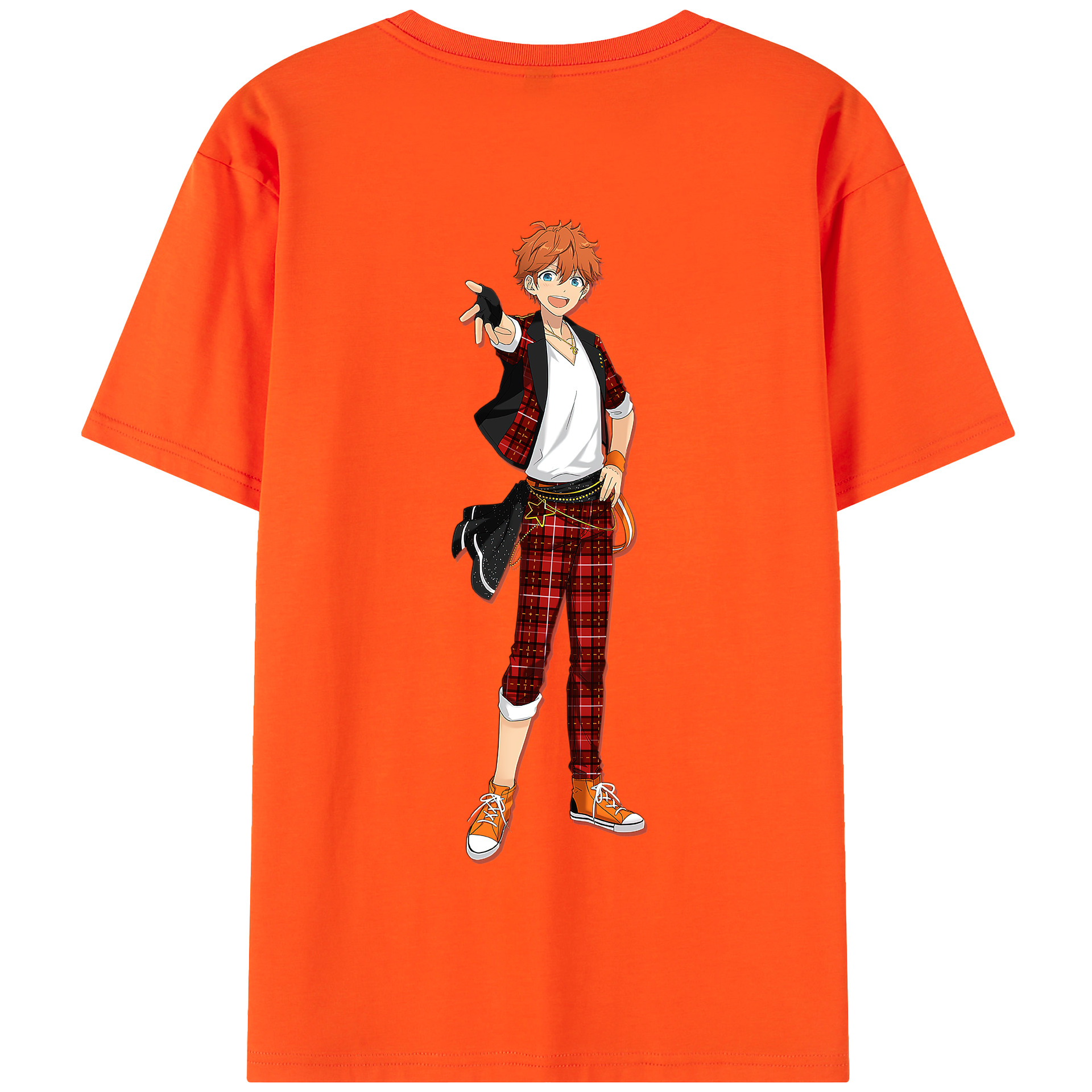 （画像用） あんさんぶるスターズ! Ensemble Stars 綿100％半袖Tシャツ（背面プリント）