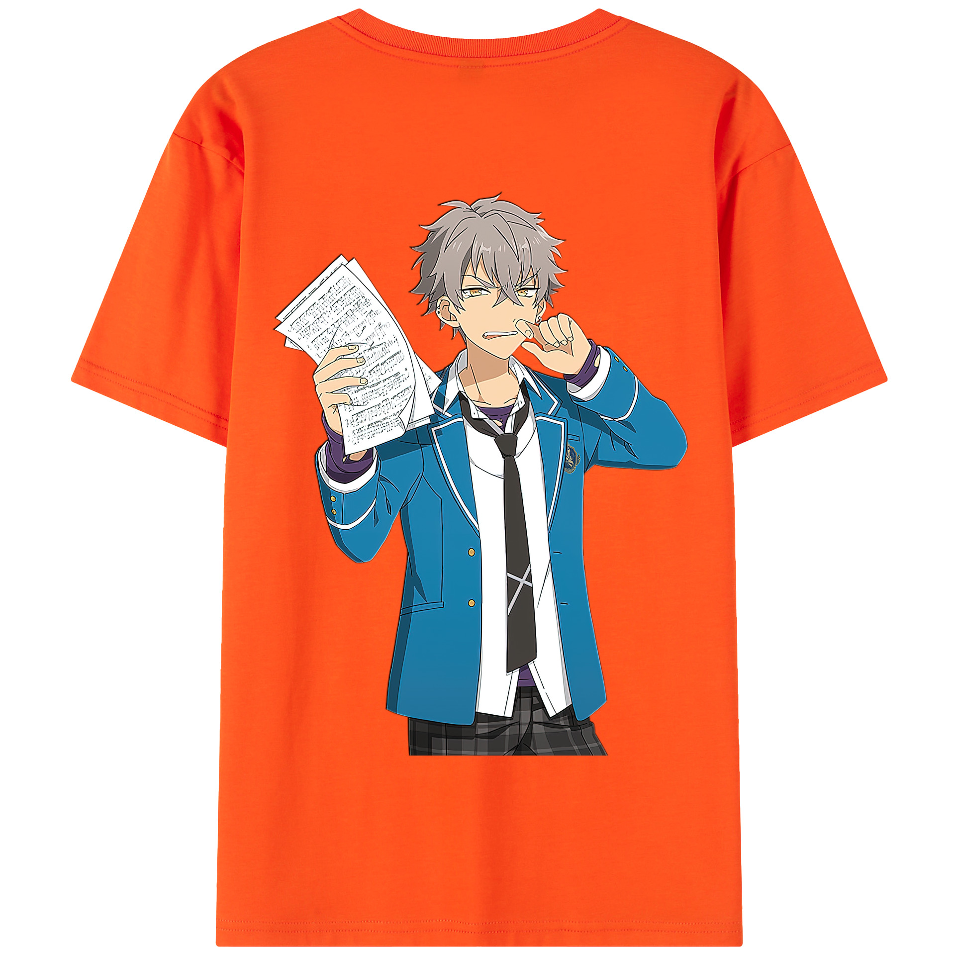 （画像用） あんさんぶるスターズ! Ensemble Stars 綿100％半袖Tシャツ（背面プリント）