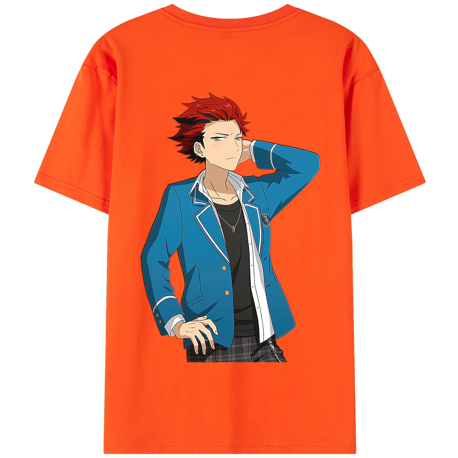 （画像用） あんさんぶるスターズ! Ensemble Stars 綿100％半袖Tシャツ（背面プリント）