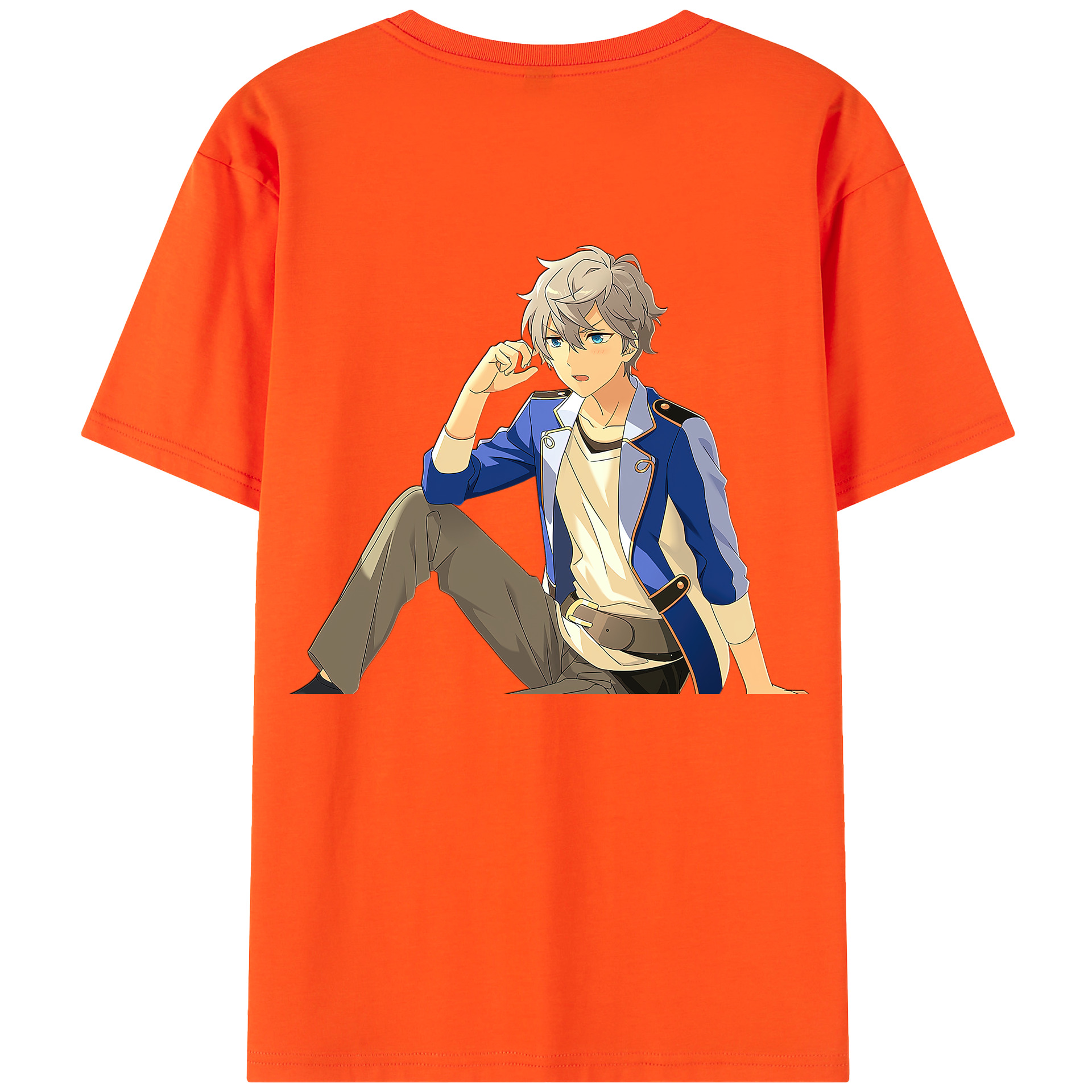 （画像用） あんさんぶるスターズ! Ensemble Stars 綿100％半袖Tシャツ（背面プリント）