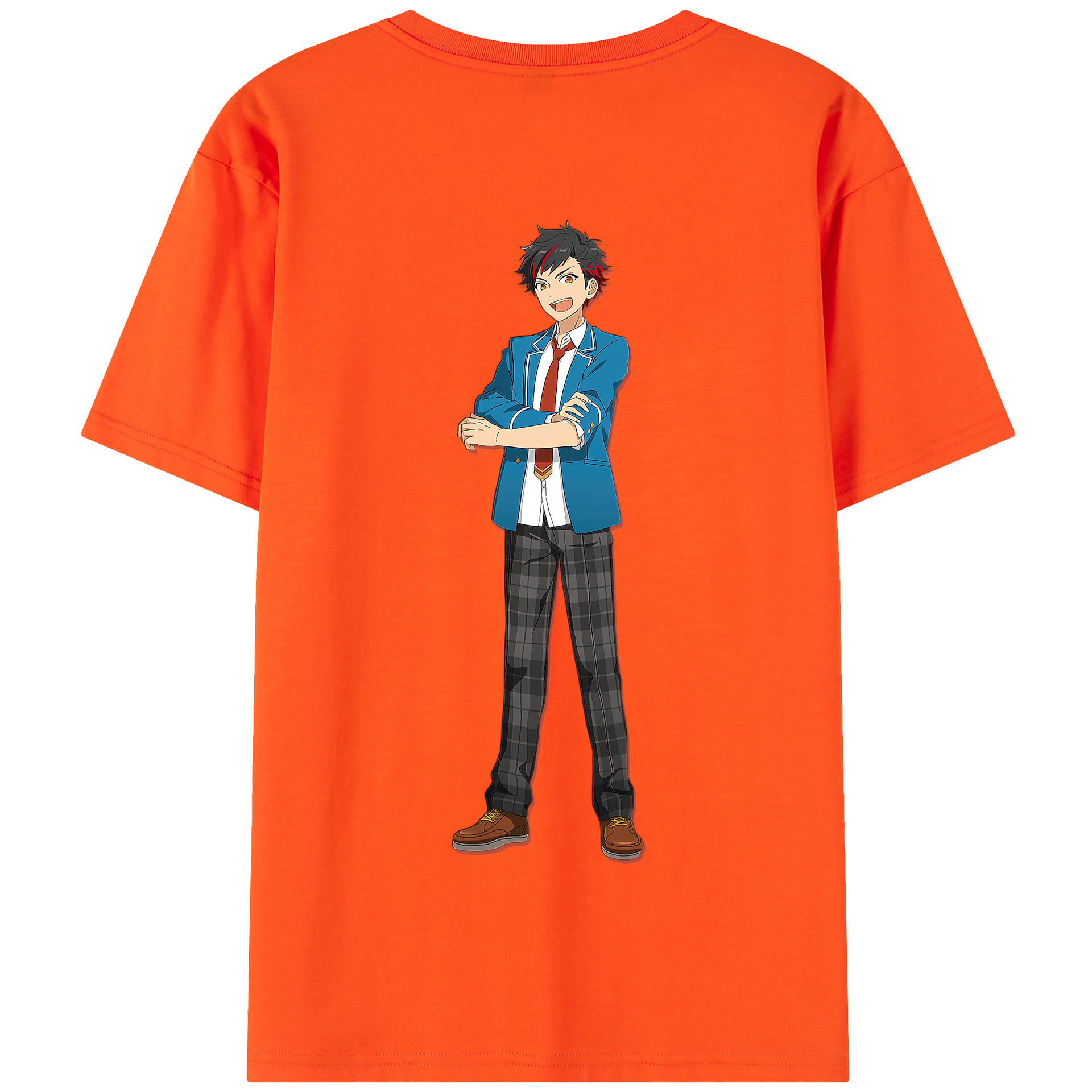 （画像用） あんさんぶるスターズ! Ensemble Stars 綿100％半袖Tシャツ（背面プリント）