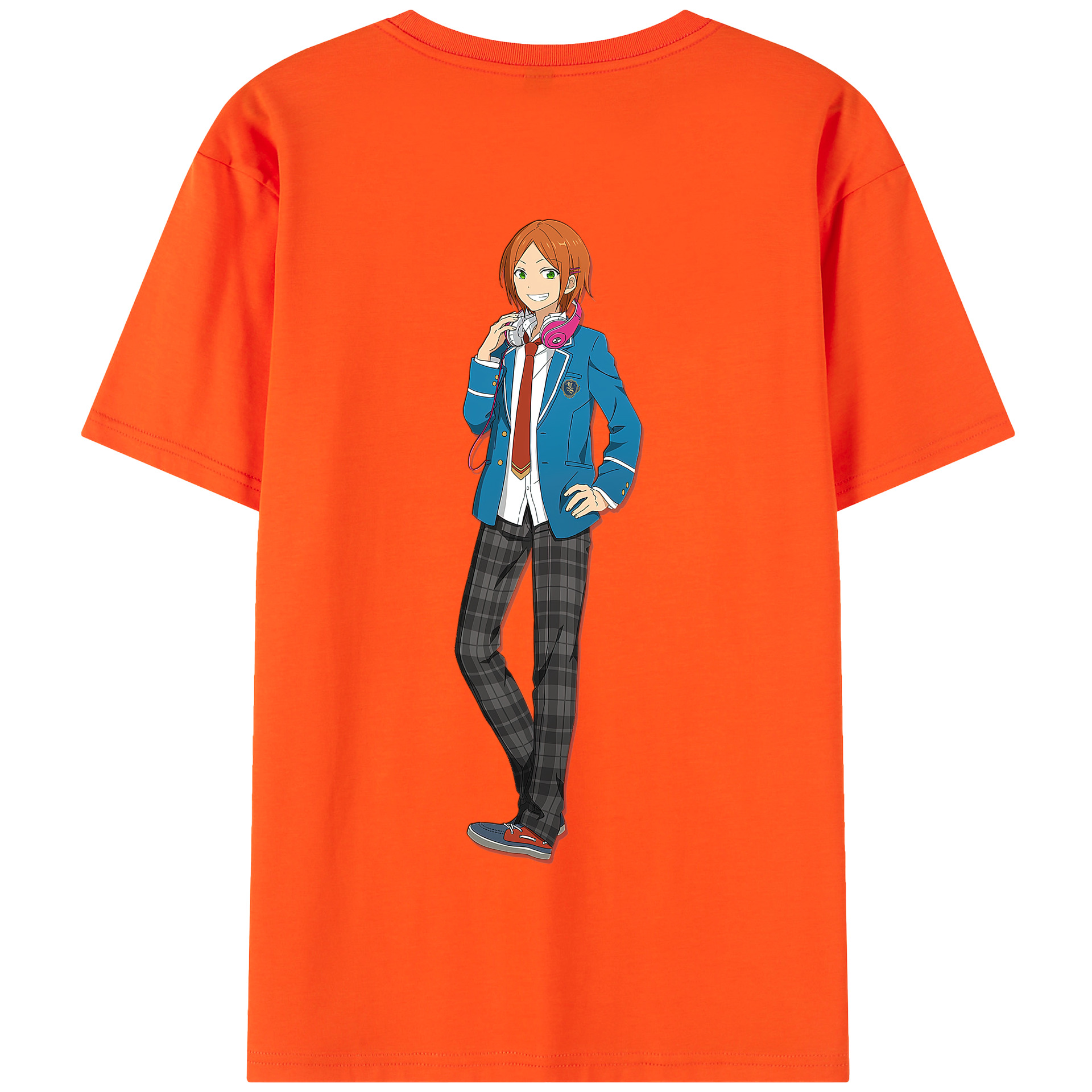 （画像用） あんさんぶるスターズ! Ensemble Stars 綿100％半袖Tシャツ（背面プリント）