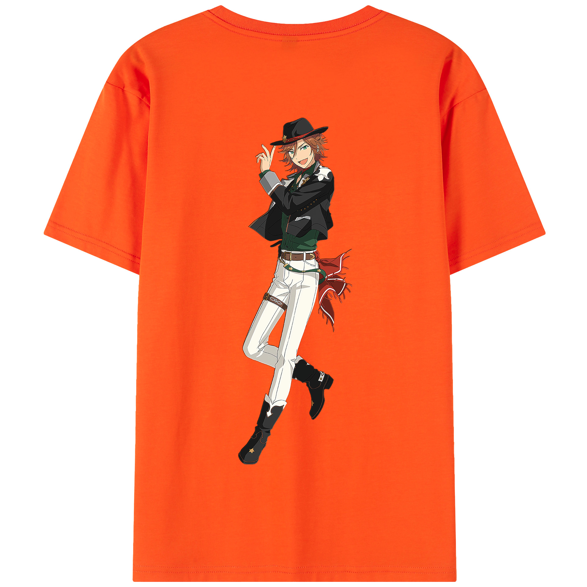（画像用） あんさんぶるスターズ! Ensemble Stars 綿100％半袖Tシャツ（背面プリント）