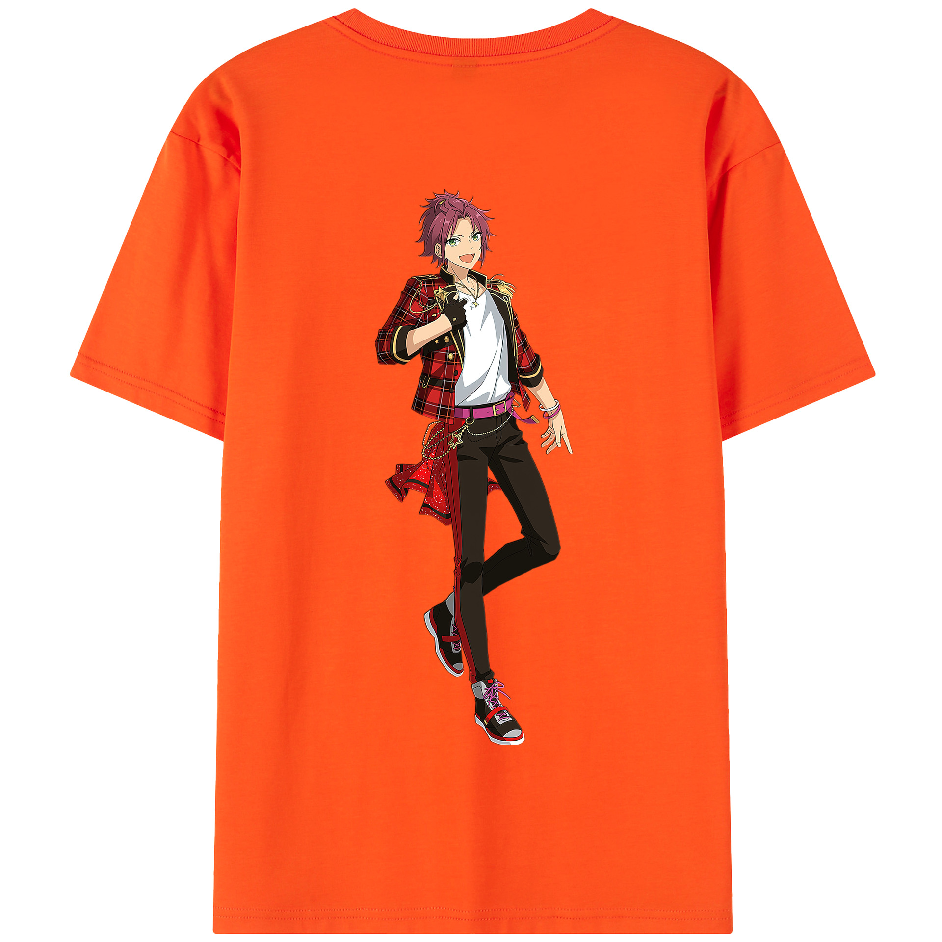 （画像用） あんさんぶるスターズ! Ensemble Stars 綿100％半袖Tシャツ（背面プリント）