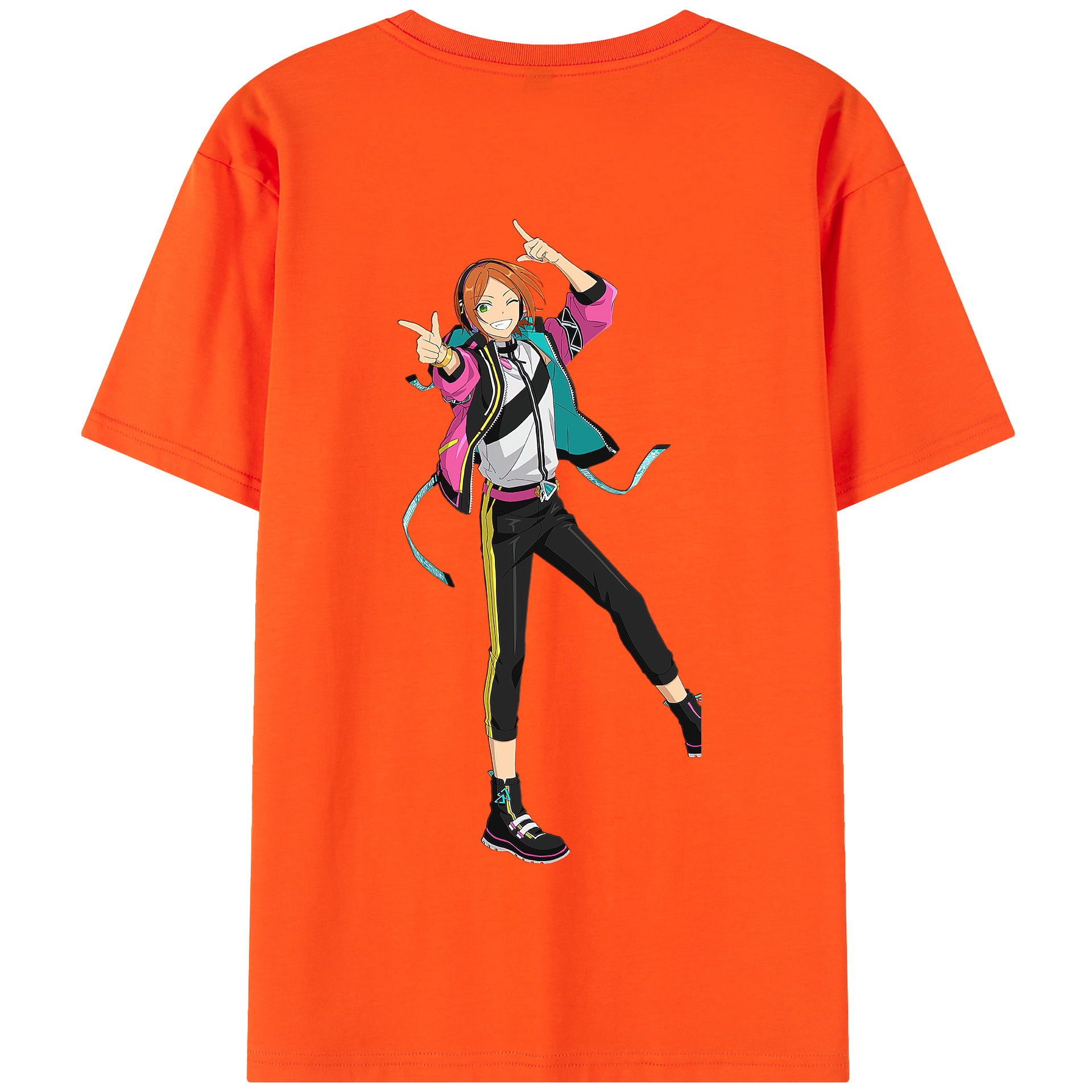 （画像用） あんさんぶるスターズ! Ensemble Stars 綿100％半袖Tシャツ（背面プリント）
