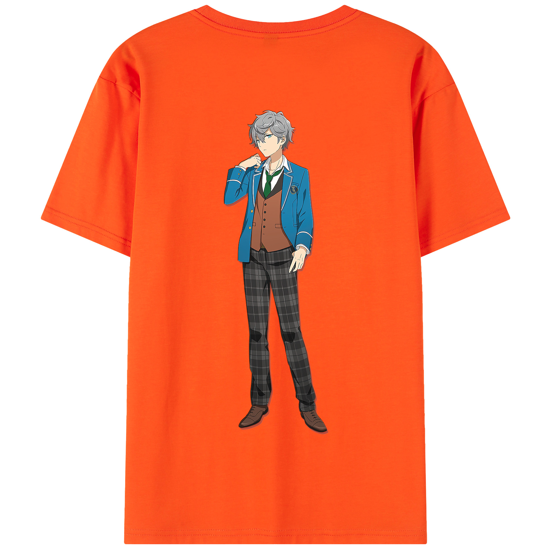 （画像用） あんさんぶるスターズ! Ensemble Stars 綿100％半袖Tシャツ（背面プリント）