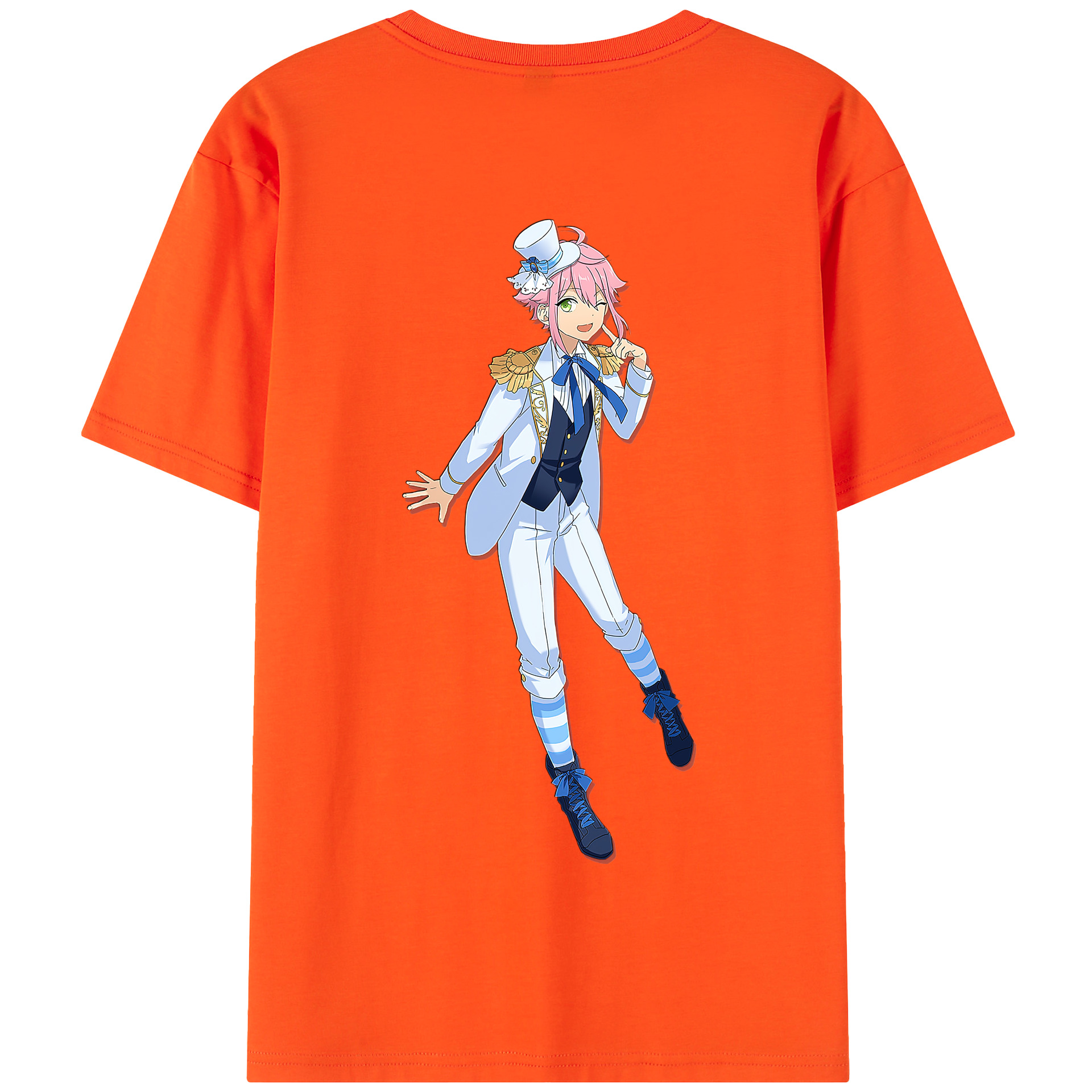 （画像用） あんさんぶるスターズ! Ensemble Stars 綿100％半袖Tシャツ（背面プリント）