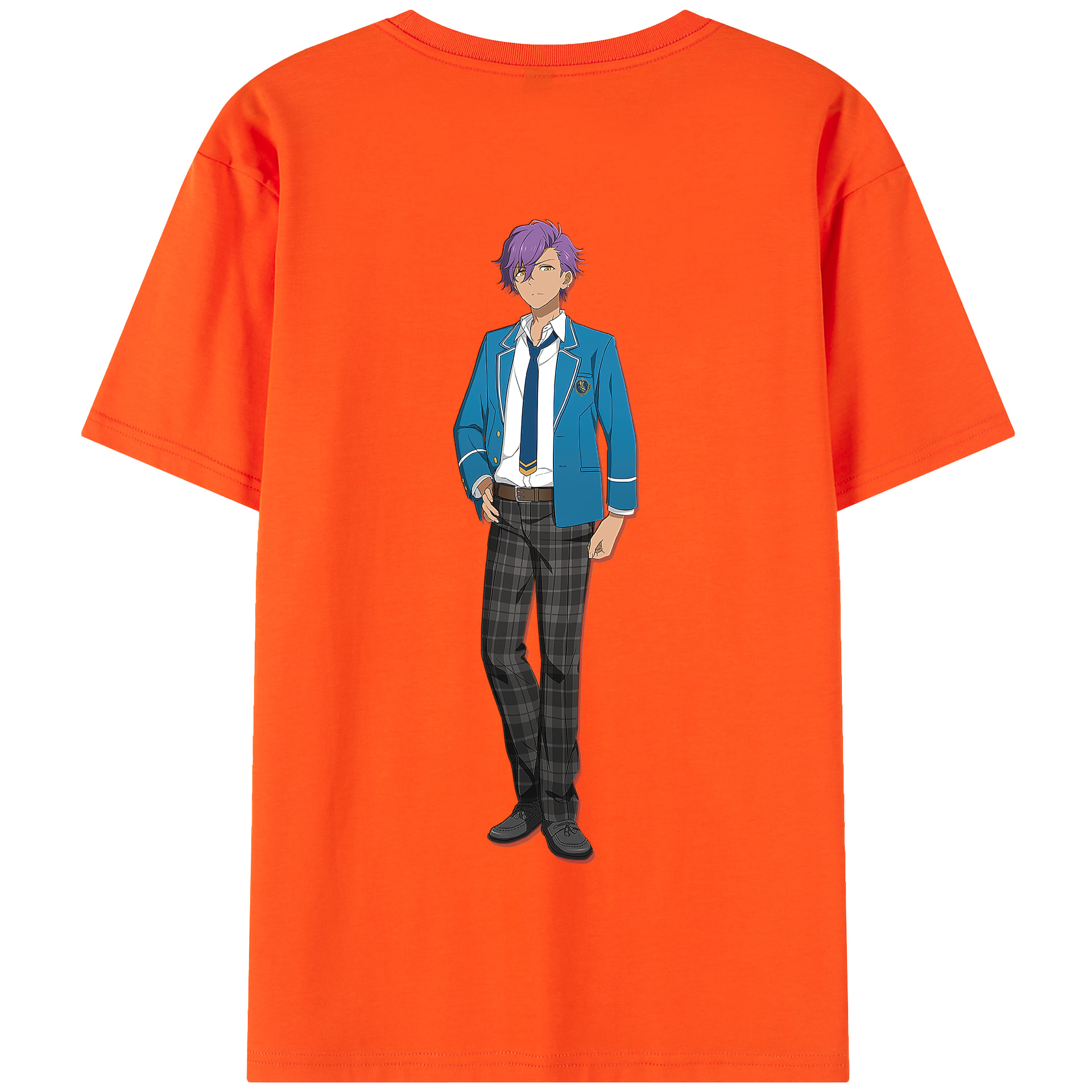 （画像用） あんさんぶるスターズ! Ensemble Stars 綿100％半袖Tシャツ（背面プリント）