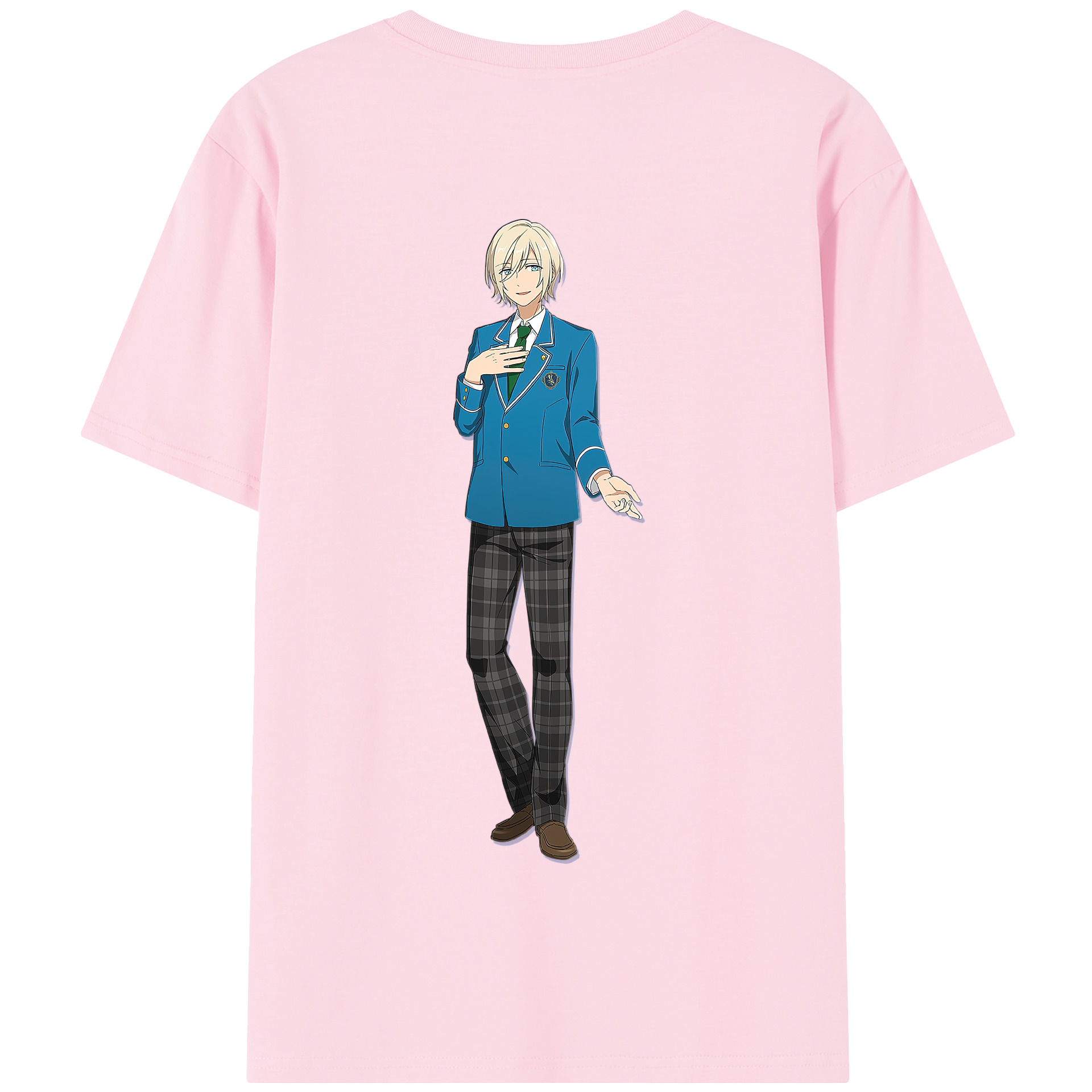 （画像用） あんさんぶるスターズ! Ensemble Stars 綿100％半袖Tシャツ（背面プリント）