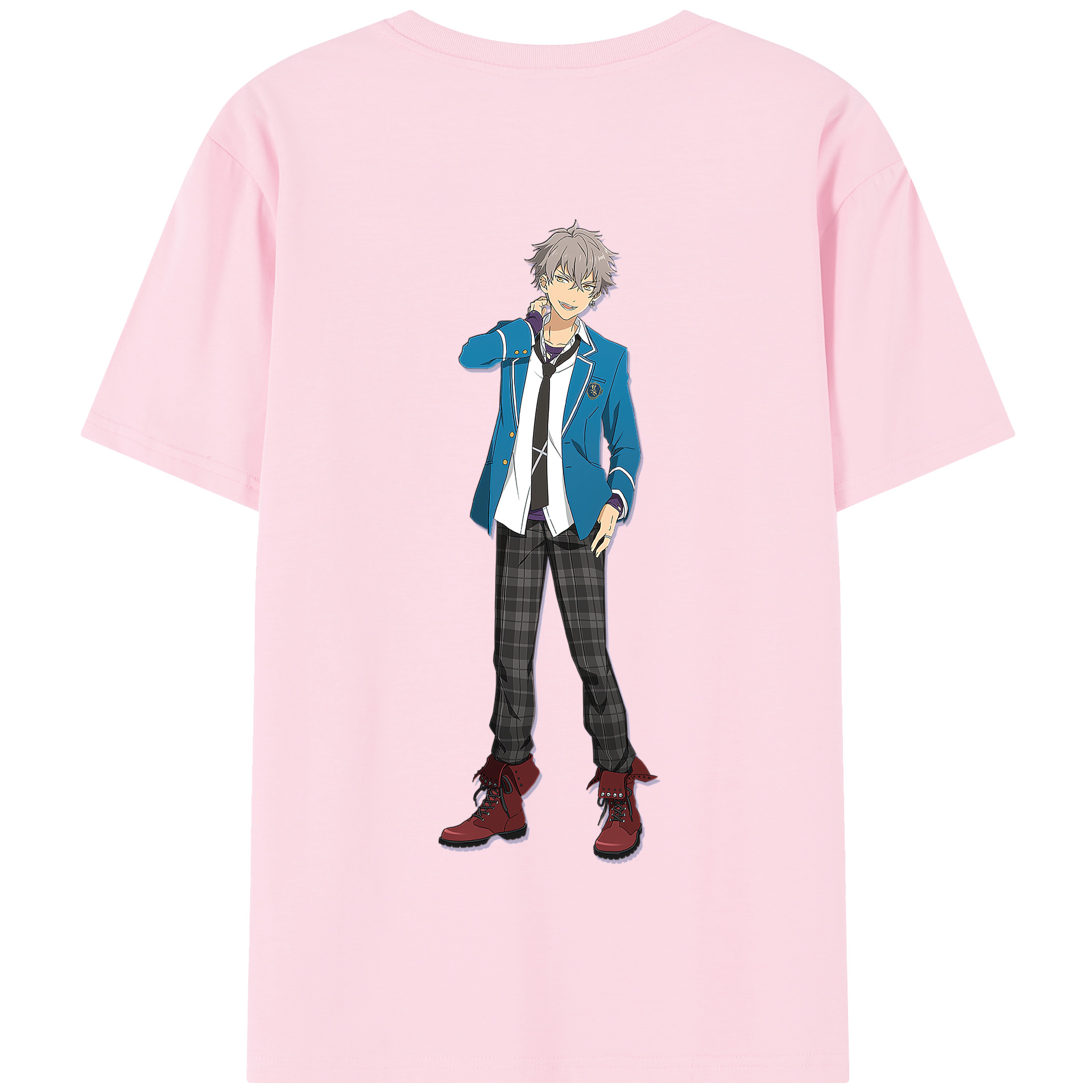 （画像用） あんさんぶるスターズ! Ensemble Stars 綿100％半袖Tシャツ（背面プリント）