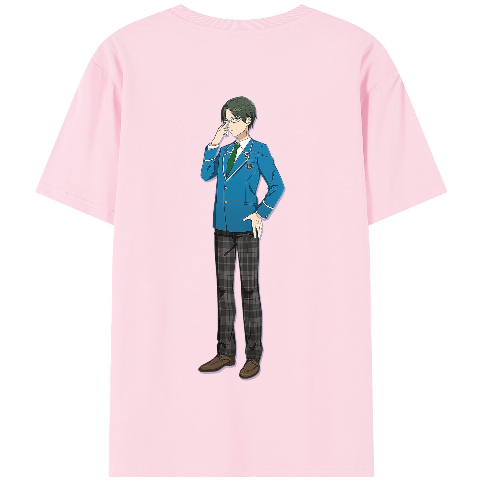 （画像用） あんさんぶるスターズ! Ensemble Stars 綿100％半袖Tシャツ（背面プリント）