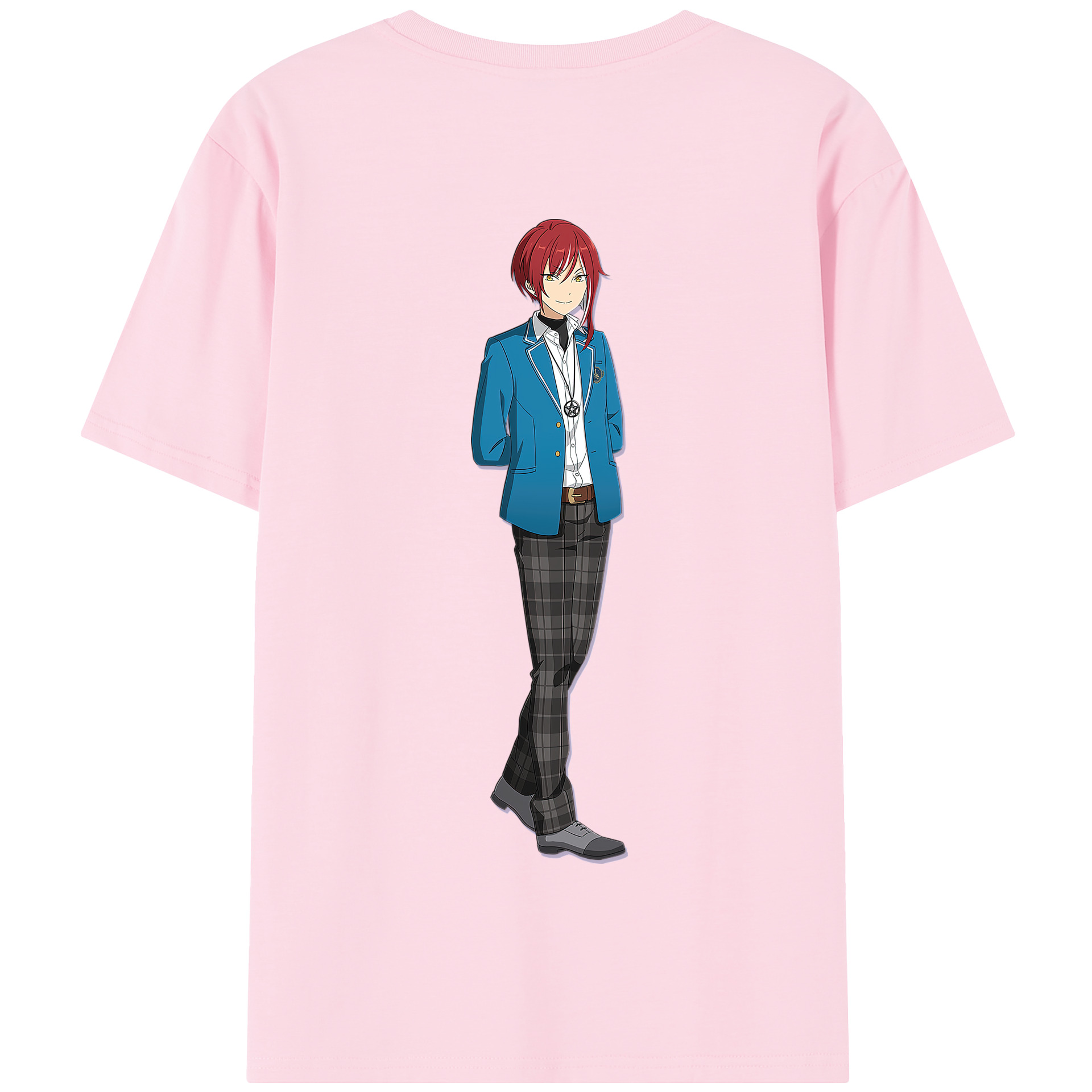 （画像用） あんさんぶるスターズ! Ensemble Stars 綿100％半袖Tシャツ（背面プリント）