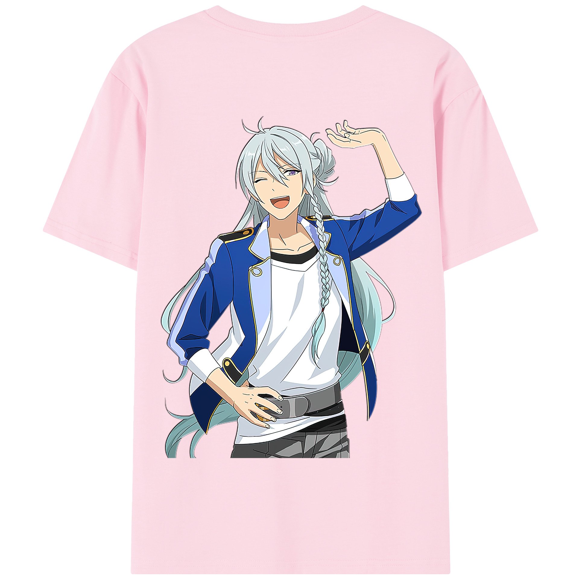 （画像用） あんさんぶるスターズ! Ensemble Stars 綿100％半袖Tシャツ（背面プリント）