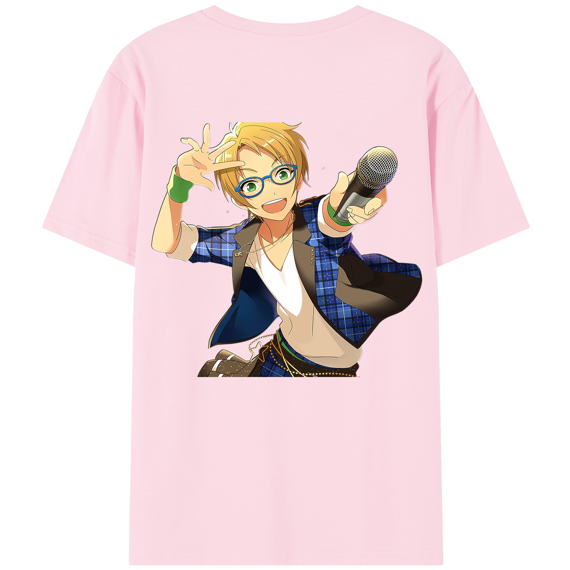 （画像用） あんさんぶるスターズ! Ensemble Stars 綿100％半袖Tシャツ（背面プリント）