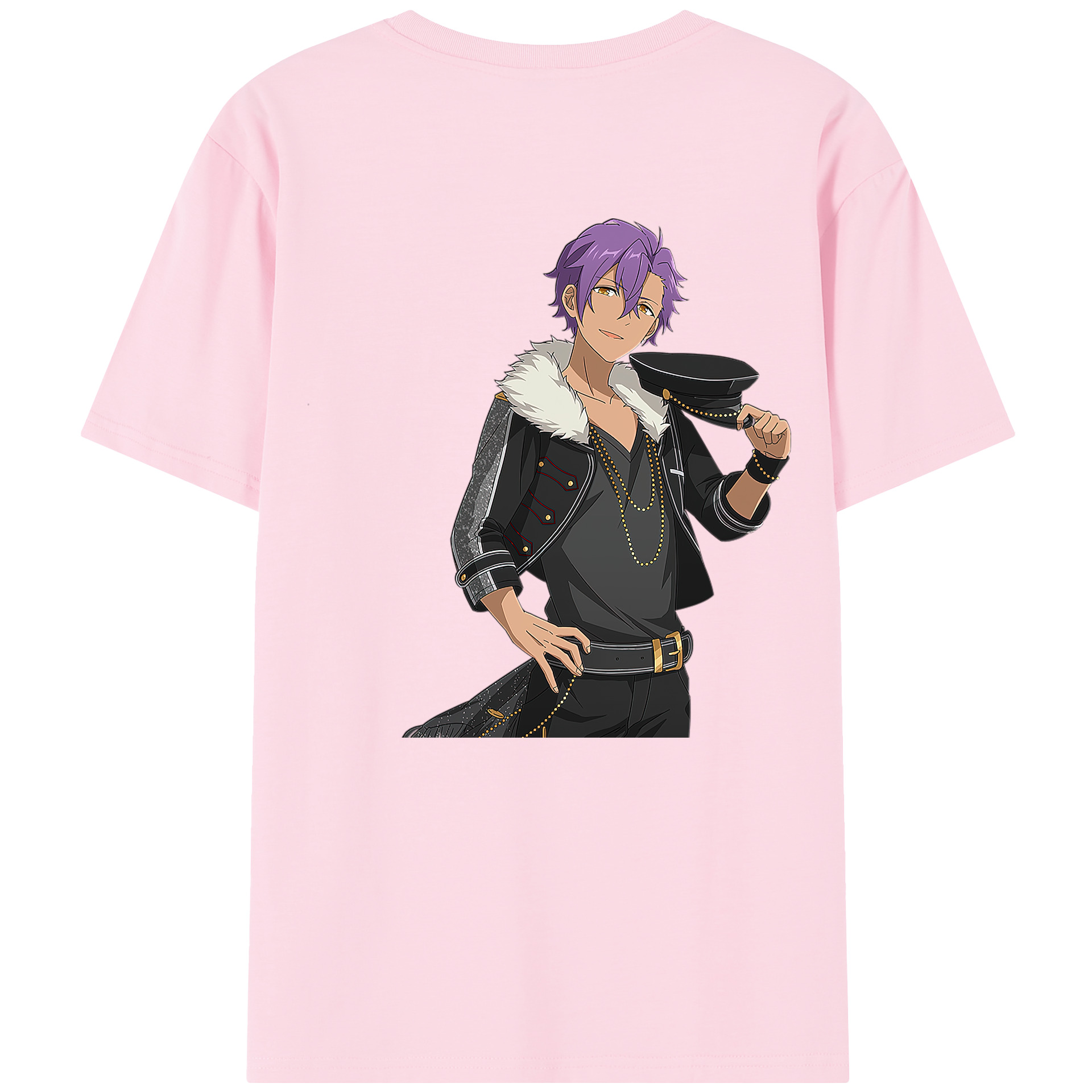 （画像用） あんさんぶるスターズ! Ensemble Stars 綿100％半袖Tシャツ（背面プリント）