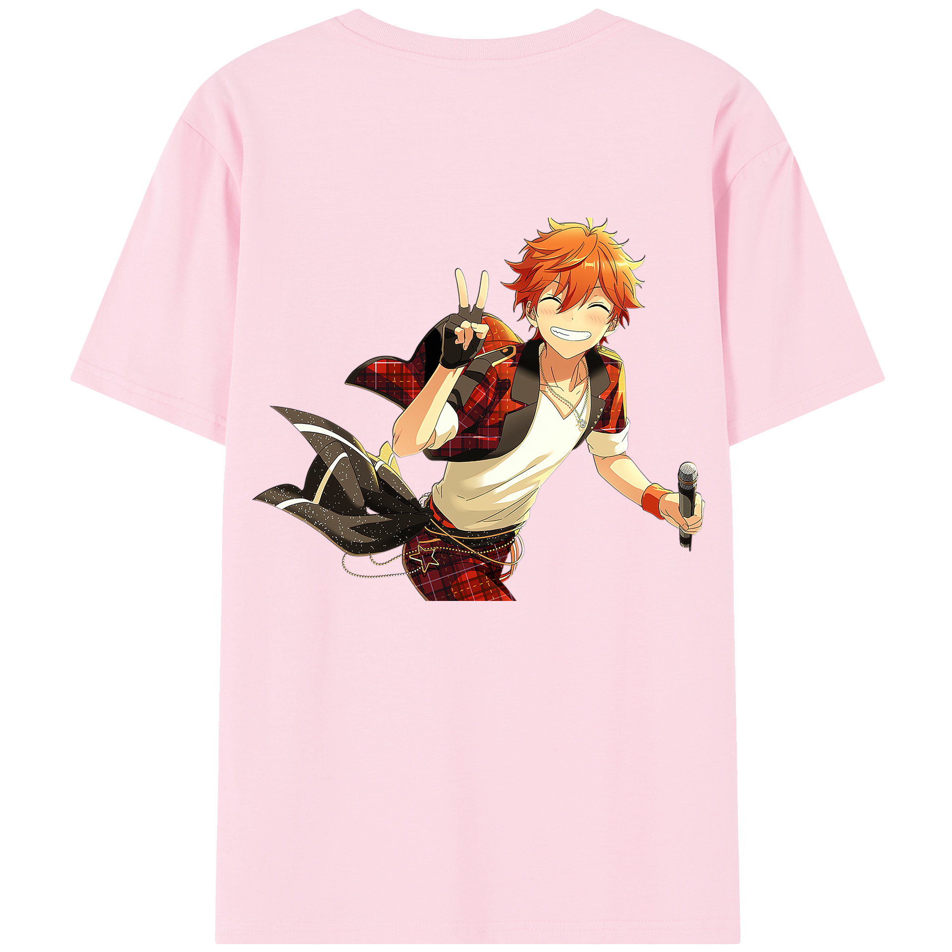 （画像用） あんさんぶるスターズ! Ensemble Stars 綿100％半袖Tシャツ（背面プリント）