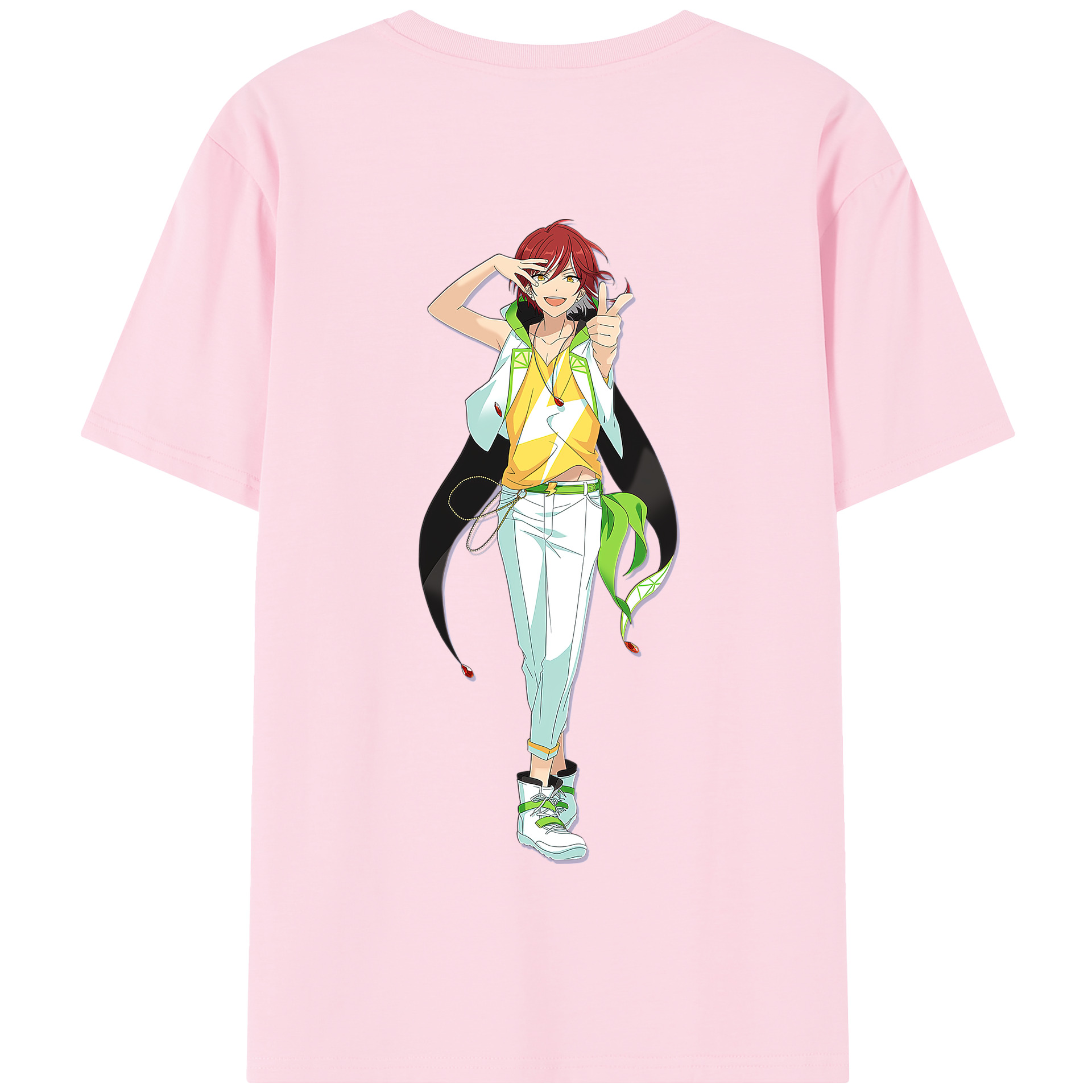 （画像用） あんさんぶるスターズ! Ensemble Stars 綿100％半袖Tシャツ（背面プリント）
