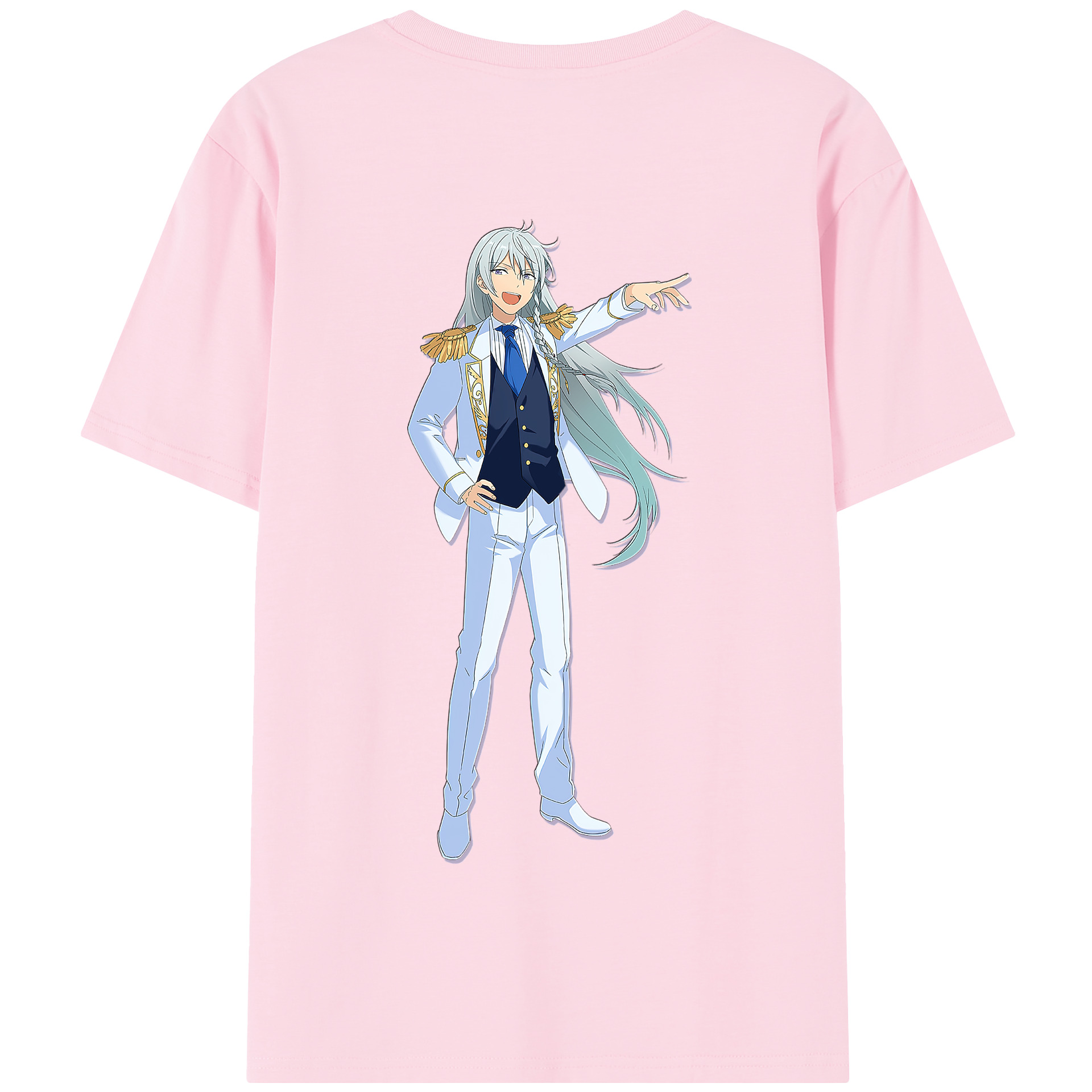 （画像用） あんさんぶるスターズ! Ensemble Stars 綿100％半袖Tシャツ（背面プリント）