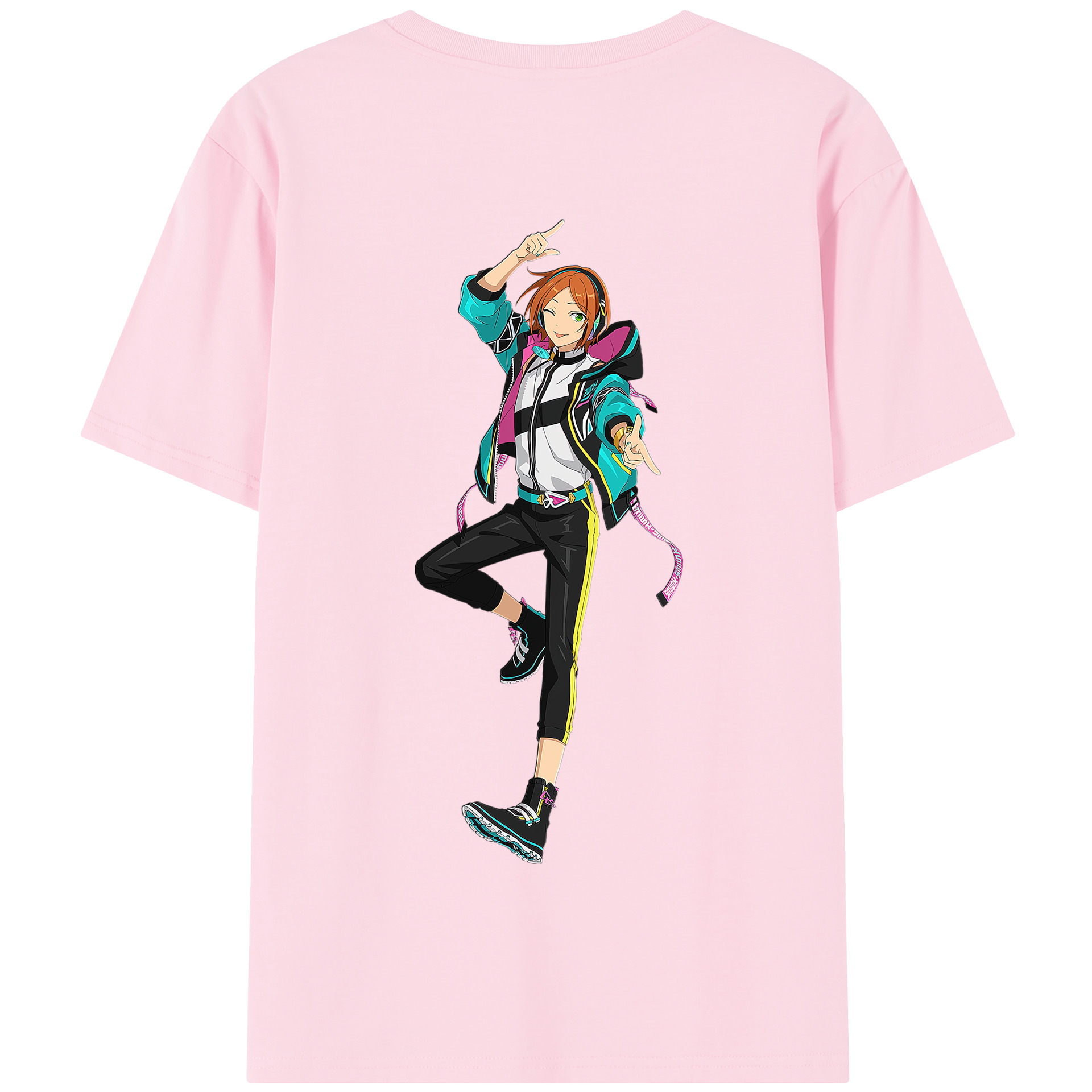 （画像用） あんさんぶるスターズ! Ensemble Stars 綿100％半袖Tシャツ（背面プリント）