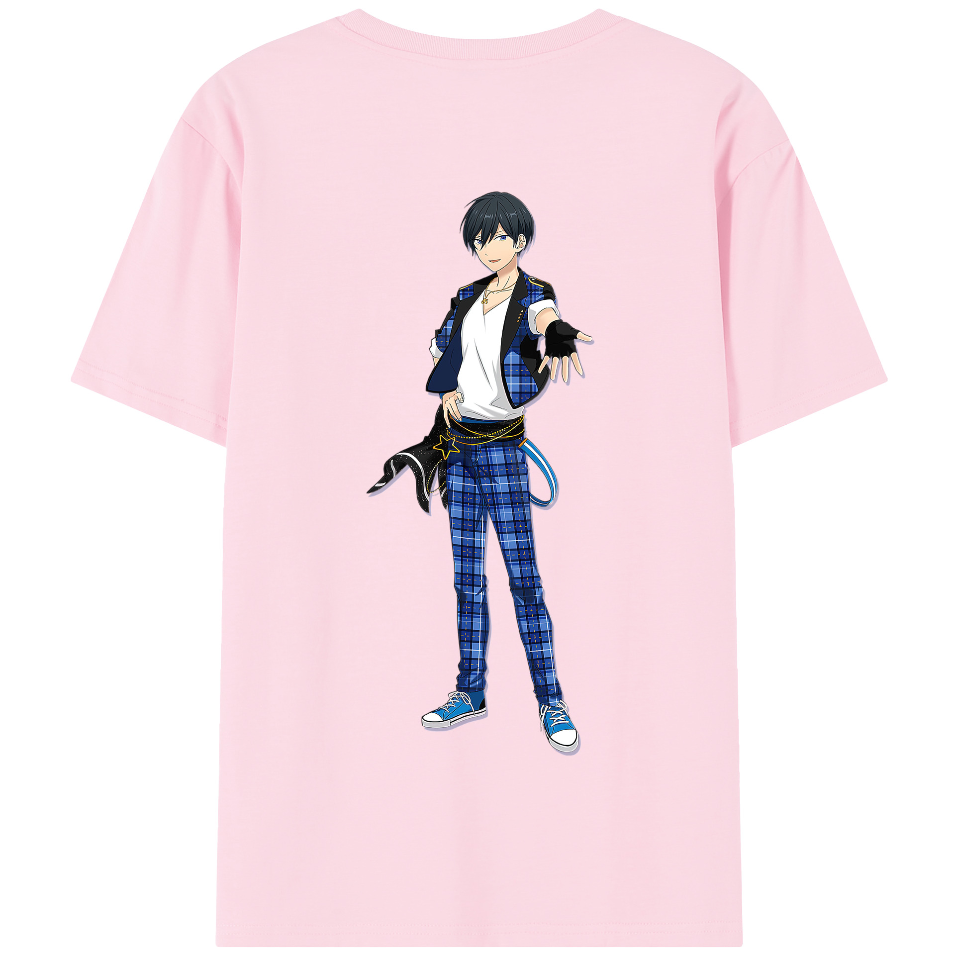 （画像用） あんさんぶるスターズ! Ensemble Stars 綿100％半袖Tシャツ（背面プリント）