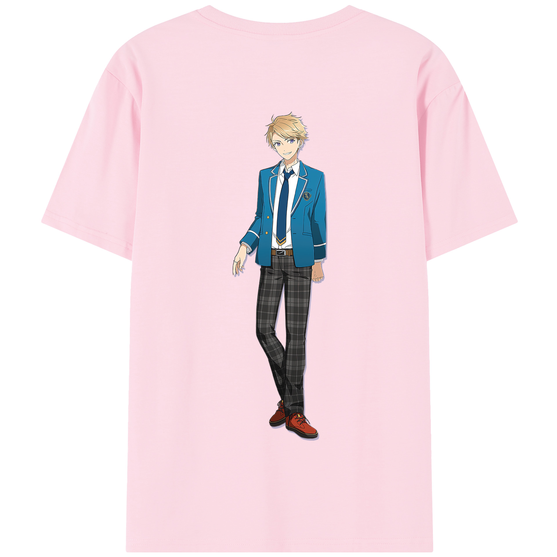（画像用） あんさんぶるスターズ! Ensemble Stars 綿100％半袖Tシャツ（背面プリント）