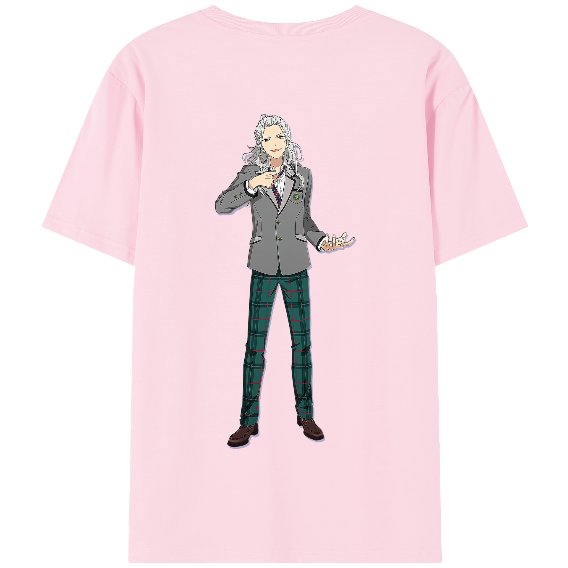 （画像用） あんさんぶるスターズ! Ensemble Stars 綿100％半袖Tシャツ（背面プリント）