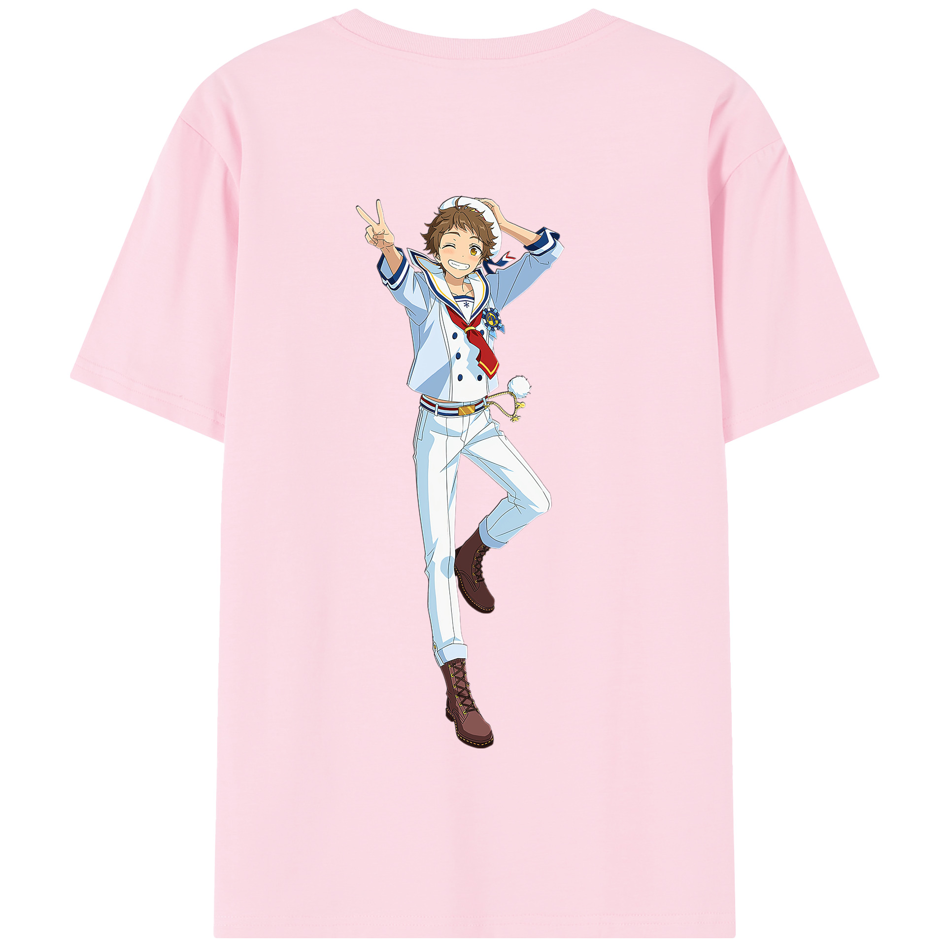（画像用） あんさんぶるスターズ! Ensemble Stars 綿100％半袖Tシャツ（背面プリント）