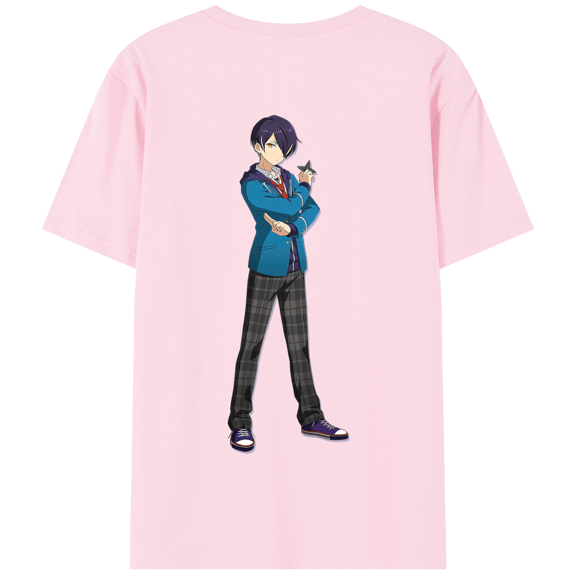 （画像用） あんさんぶるスターズ! Ensemble Stars 綿100％半袖Tシャツ（背面プリント）
