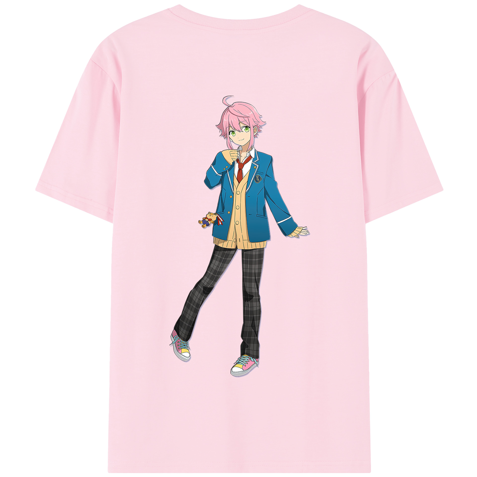 （画像用） あんさんぶるスターズ! Ensemble Stars 綿100％半袖Tシャツ（背面プリント）