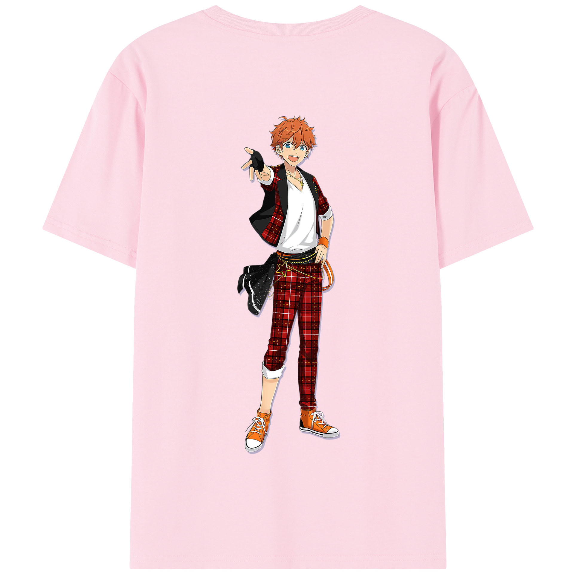 （画像用） あんさんぶるスターズ! Ensemble Stars 綿100％半袖Tシャツ（背面プリント）