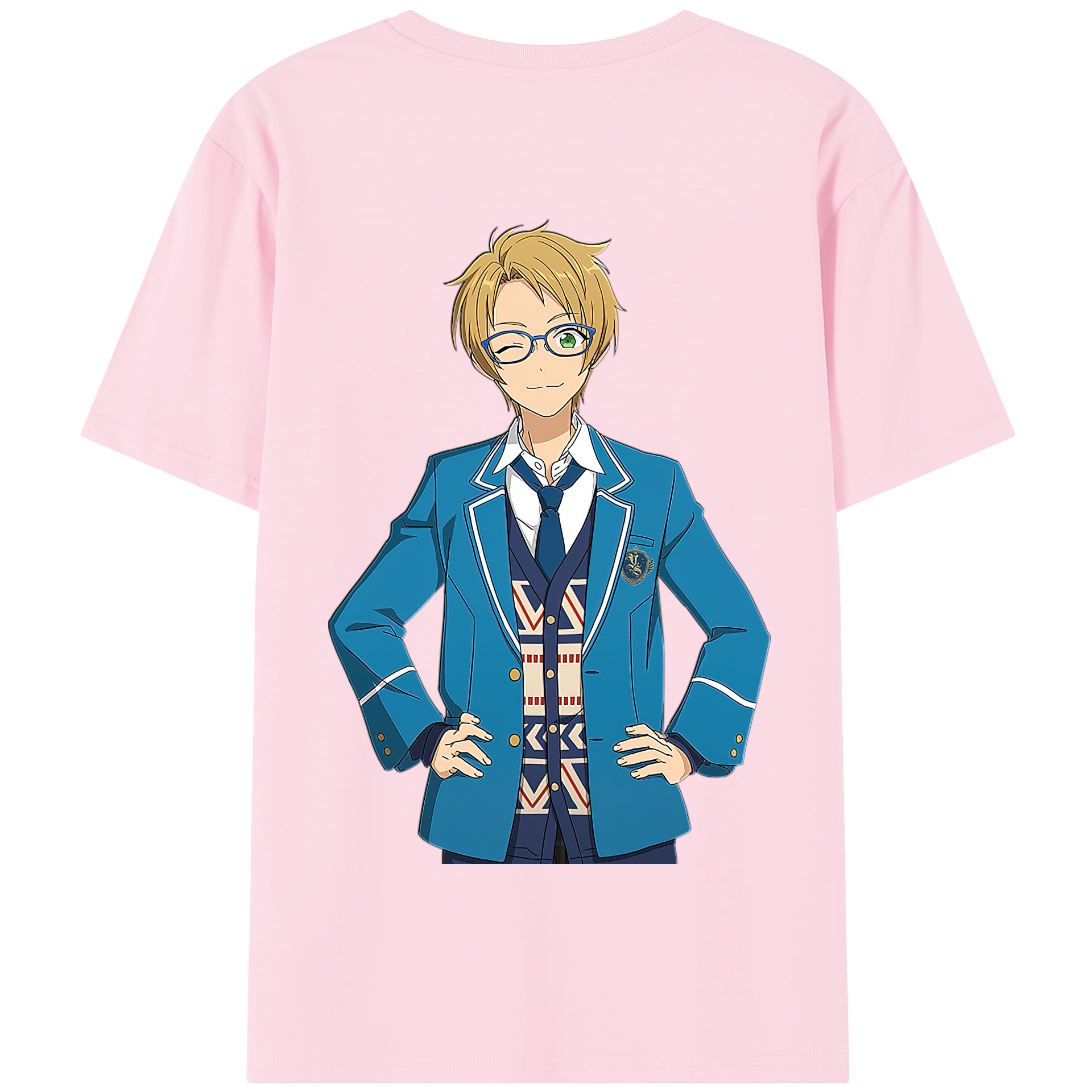 （画像用） あんさんぶるスターズ! Ensemble Stars 綿100％半袖Tシャツ（背面プリント）