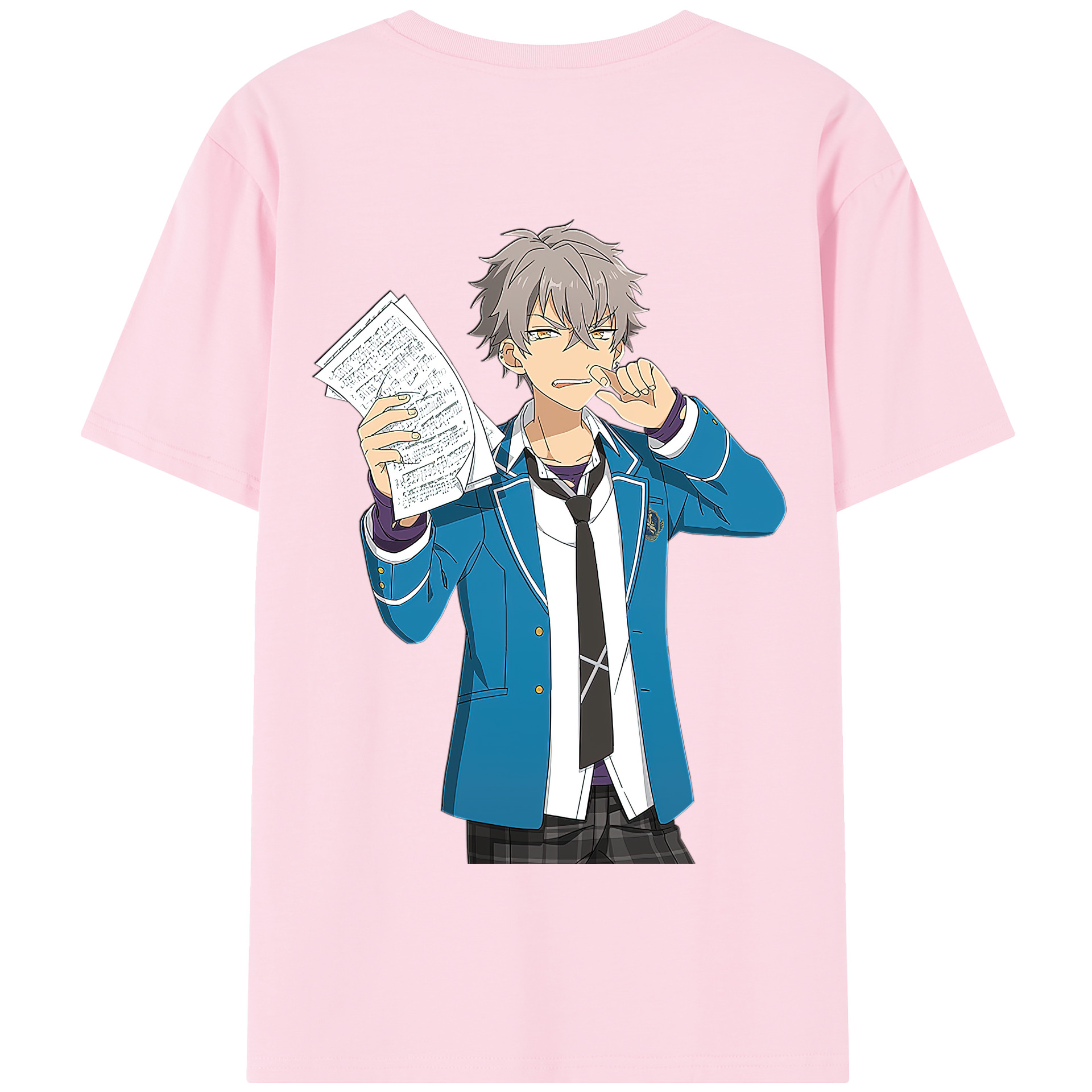 （画像用） あんさんぶるスターズ! Ensemble Stars 綿100％半袖Tシャツ（背面プリント）