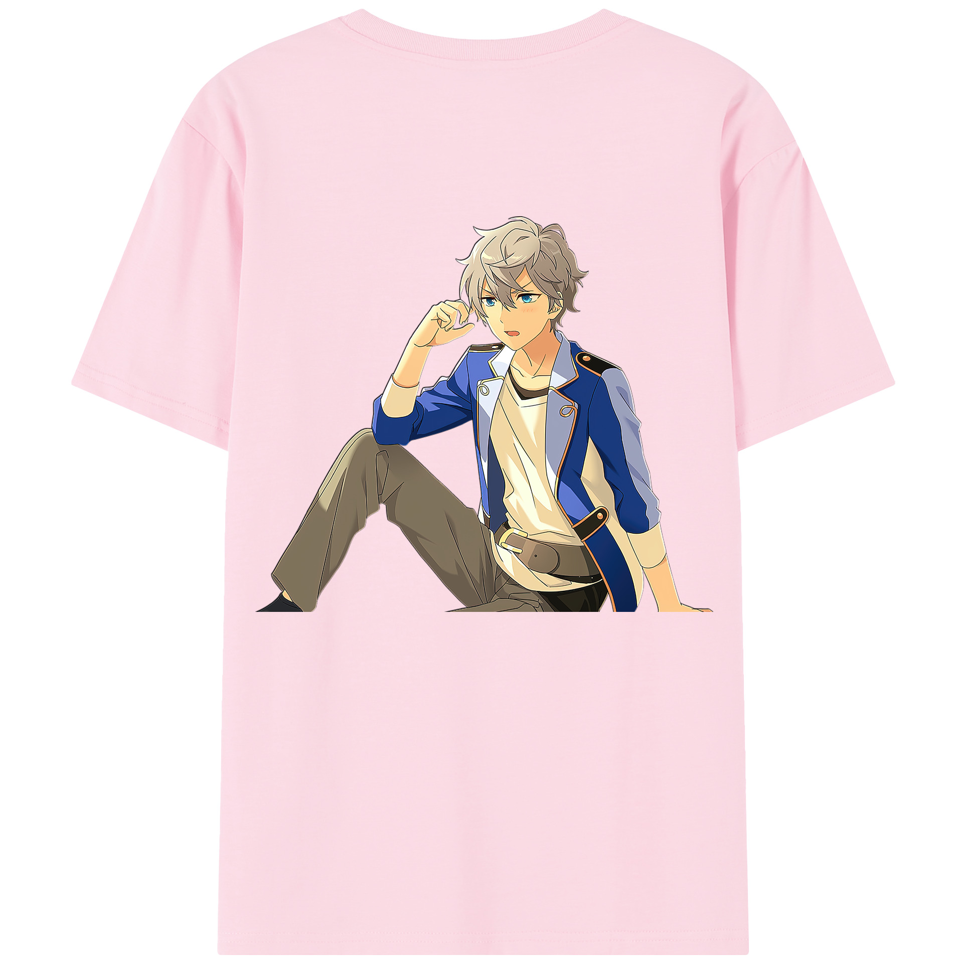 （画像用） あんさんぶるスターズ! Ensemble Stars 綿100％半袖Tシャツ（背面プリント）
